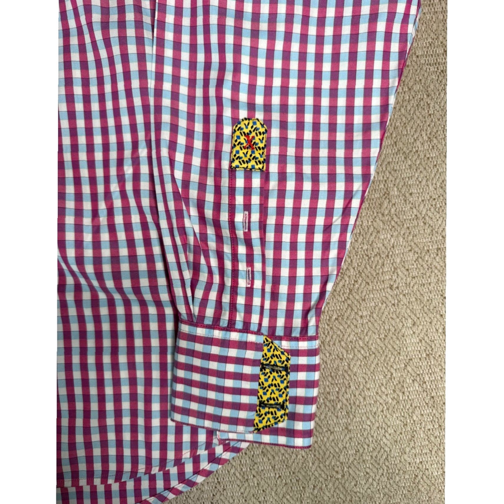 Robert Graham Robert Graham Mens L/G Long Sleeve Checkered Button Down Casual Shirt Size US L / EU 52-54 / 3 - 6 Thumbnail