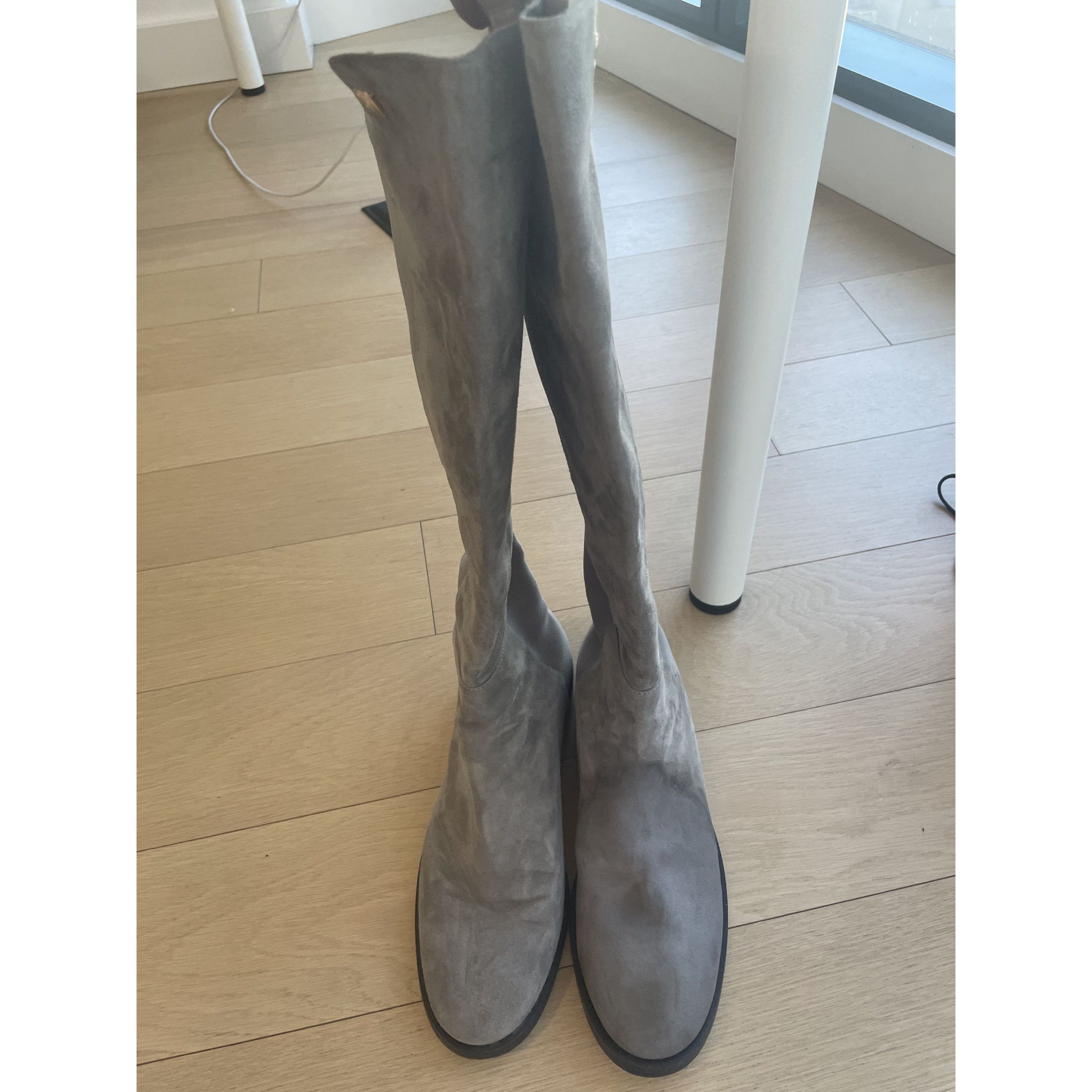 Stuart Weitzman Stuart Weitzman Womens Over-The-Knee Suede & Stretch Boots S Size US 6.5 / IT 36.5 - 1 Thumbnail