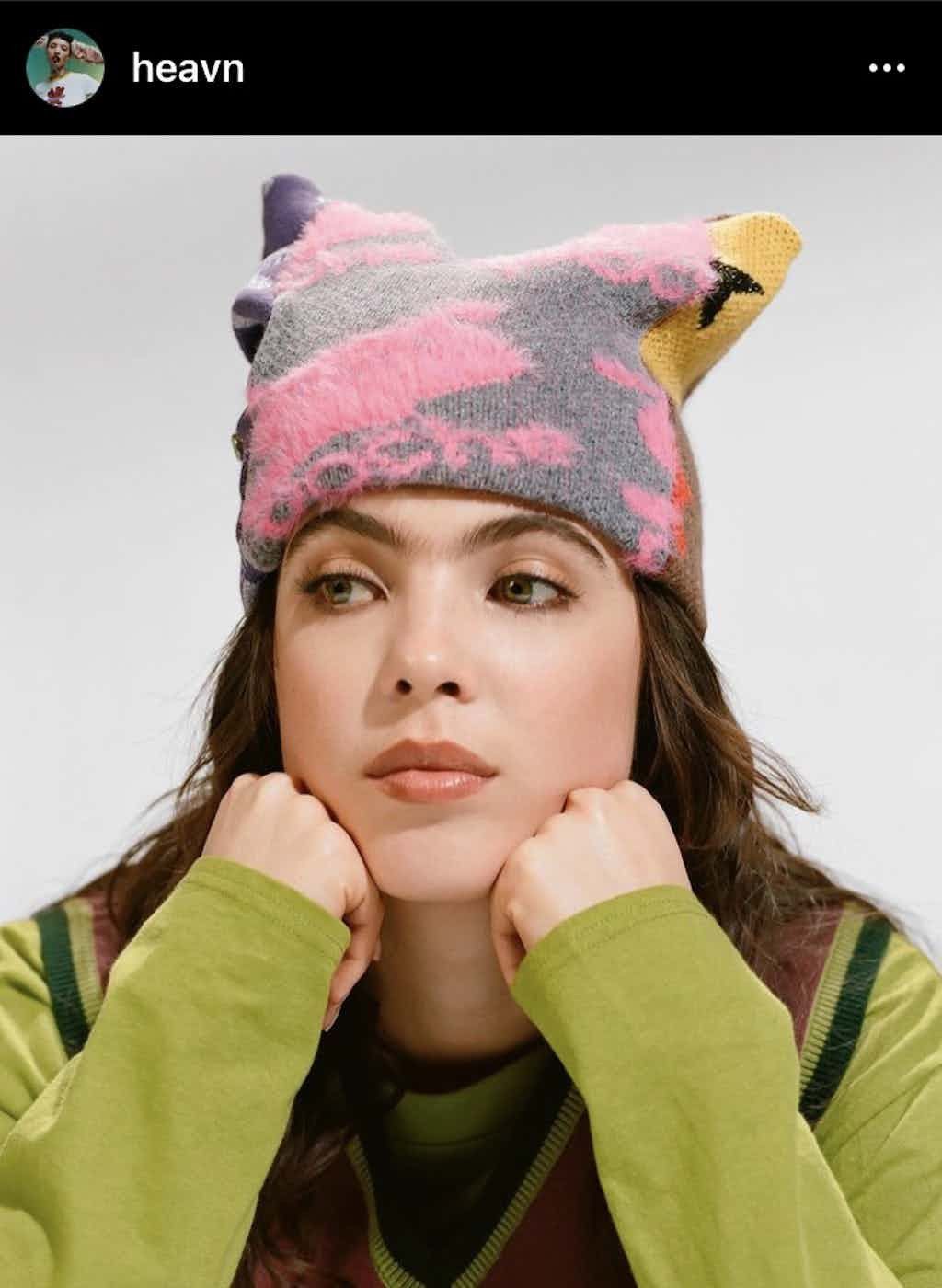 image of Heaven By Marc Jacobs x Poche Studio Heaven Sayo Beanie, Men's