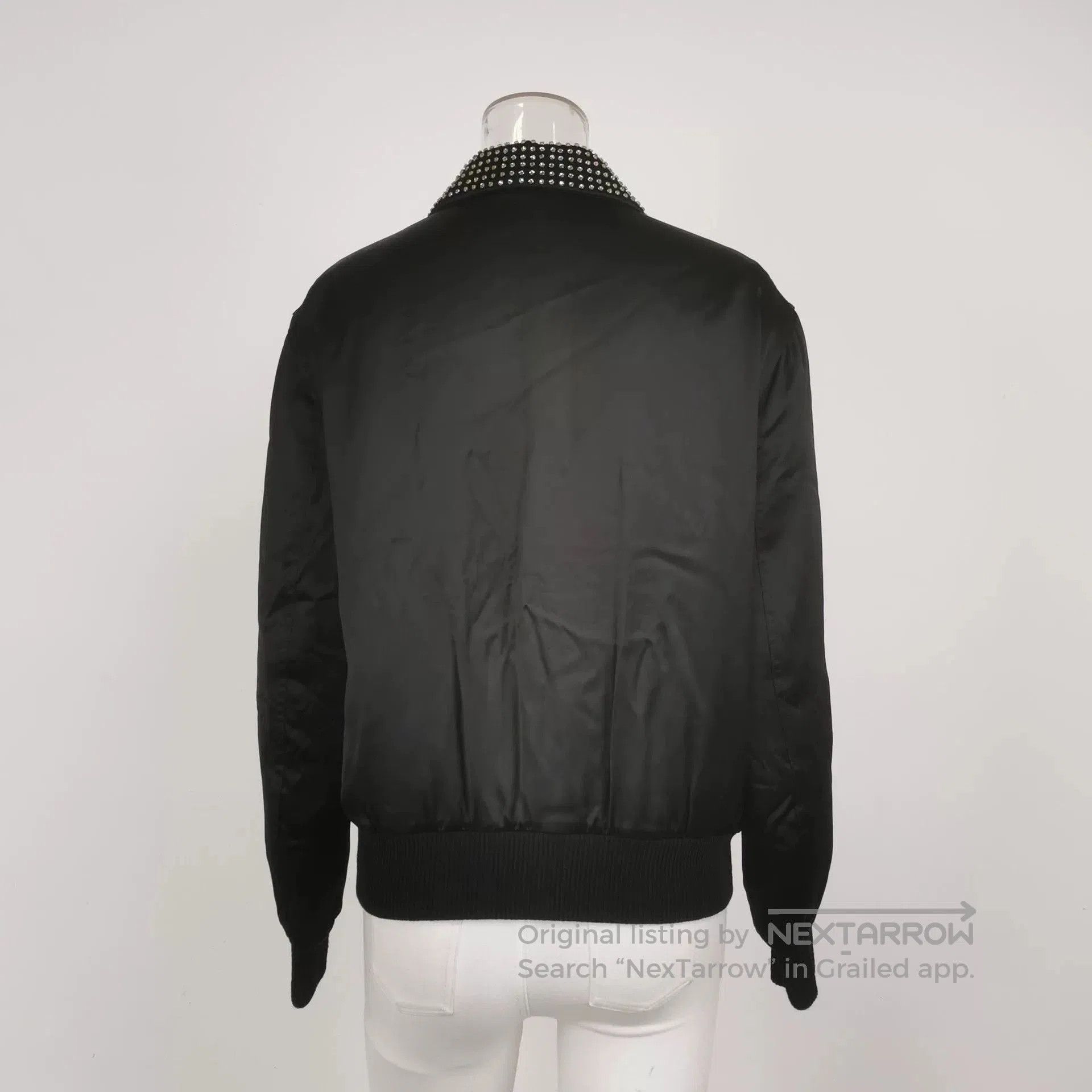 Saint Laurent Paris Saint Laurent Black Studded Collar Jacket. Size US XXS / EU 40 - 3 Thumbnail