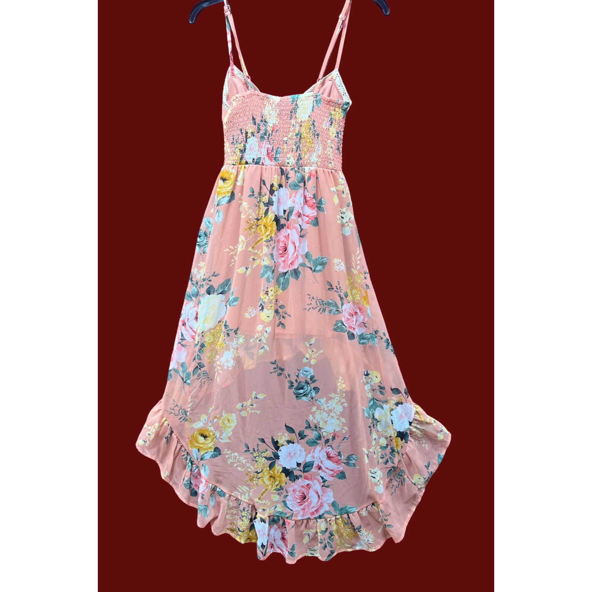 rue21 Rue 21 - Women's Sumer Sleeveless High Low Hem Ruffle Floral Size XXS / US 00 / IT 34 - 21 Thumbnail