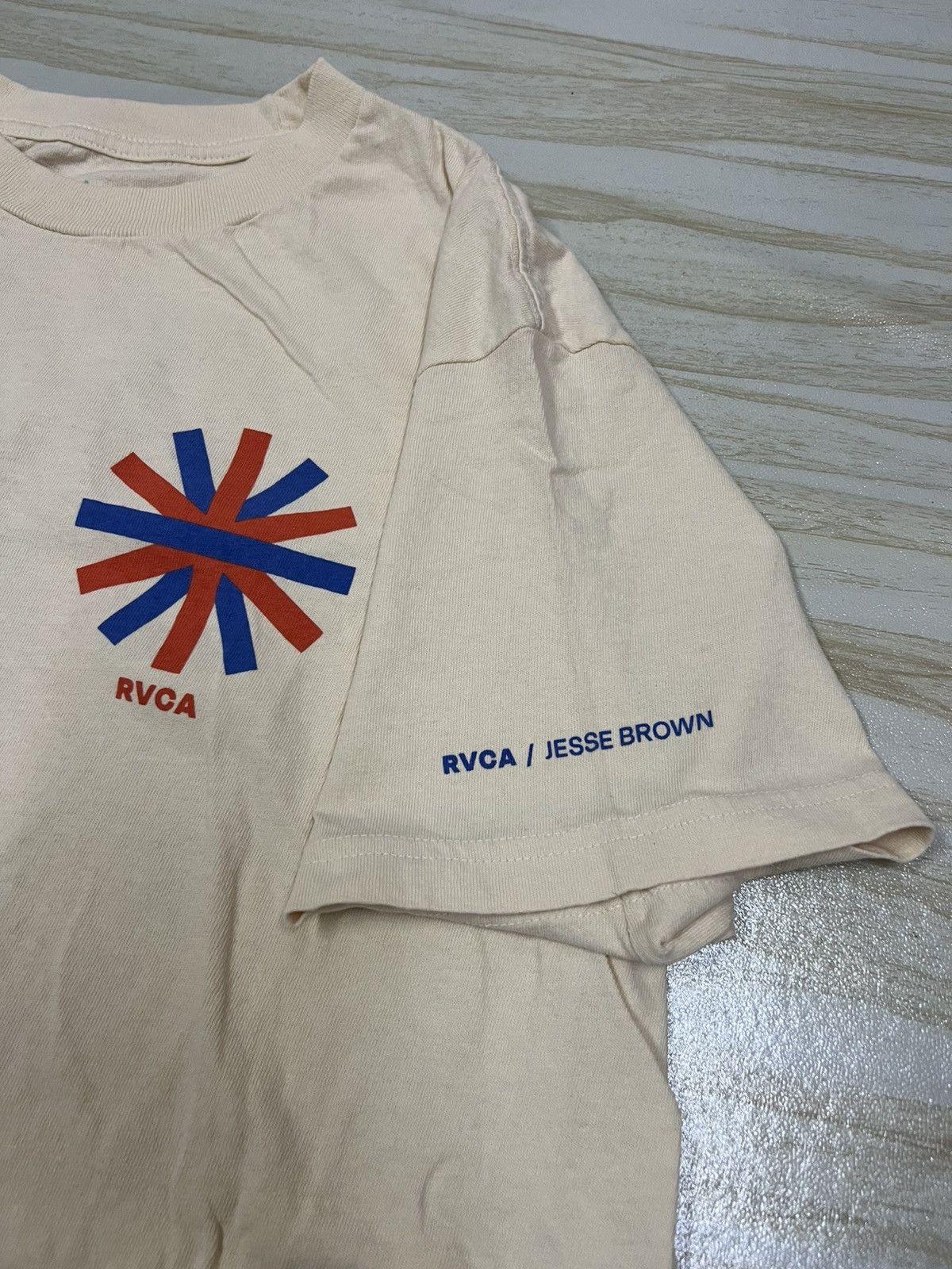 RVCA Rvca Logo Rvoa Jesse Brown T-shirt Size US L / EU 52-54 / 3 - 4 Thumbnail