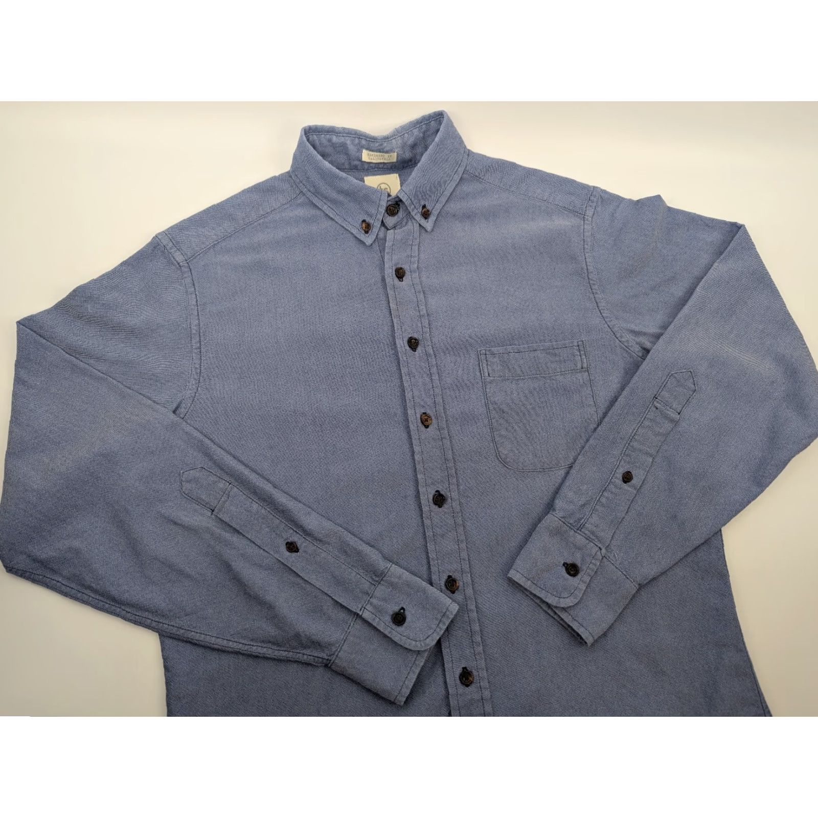 Taylor Stitch Taylor Stitch Button-Up Shirt Mens Blue Cotton Chambray Long Sleeve Pocket Size 40 Regular Vintage: No Size US L / EU 52-54 / 3 - 2 Thumbnail