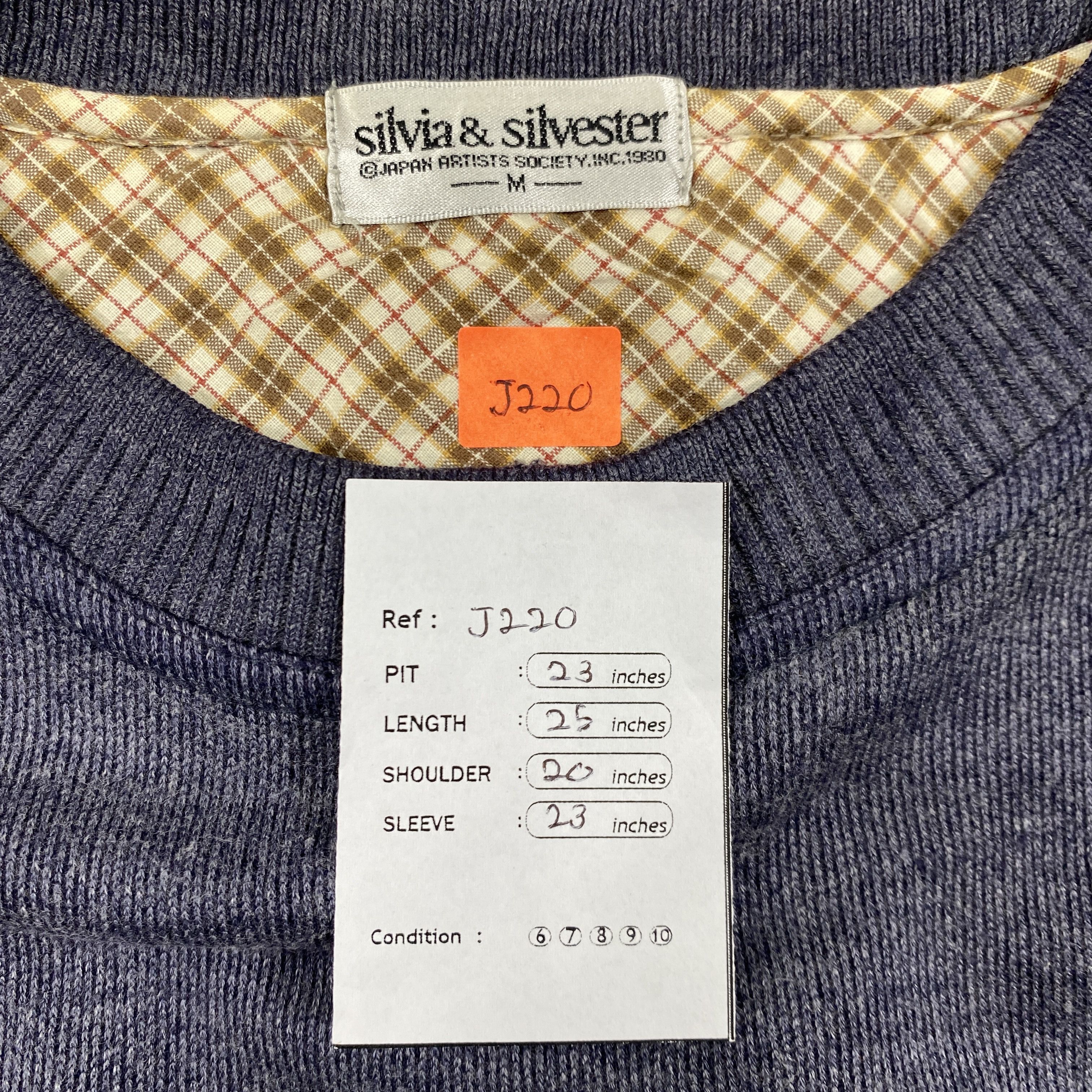 Japanese Brand Silvia & Silvester Sweatshirt Jacket- J220 Size US L / EU 52-54 / 3 - 4 Thumbnail