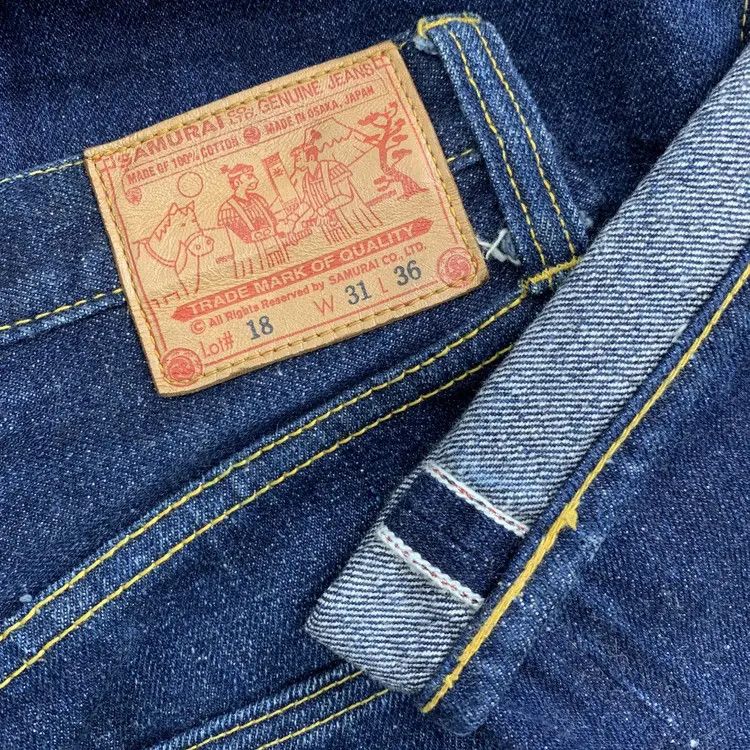 Samurai Jeans Samurai S3000VX 17oz Selvedge Denim Size US 31 - 6 Thumbnail