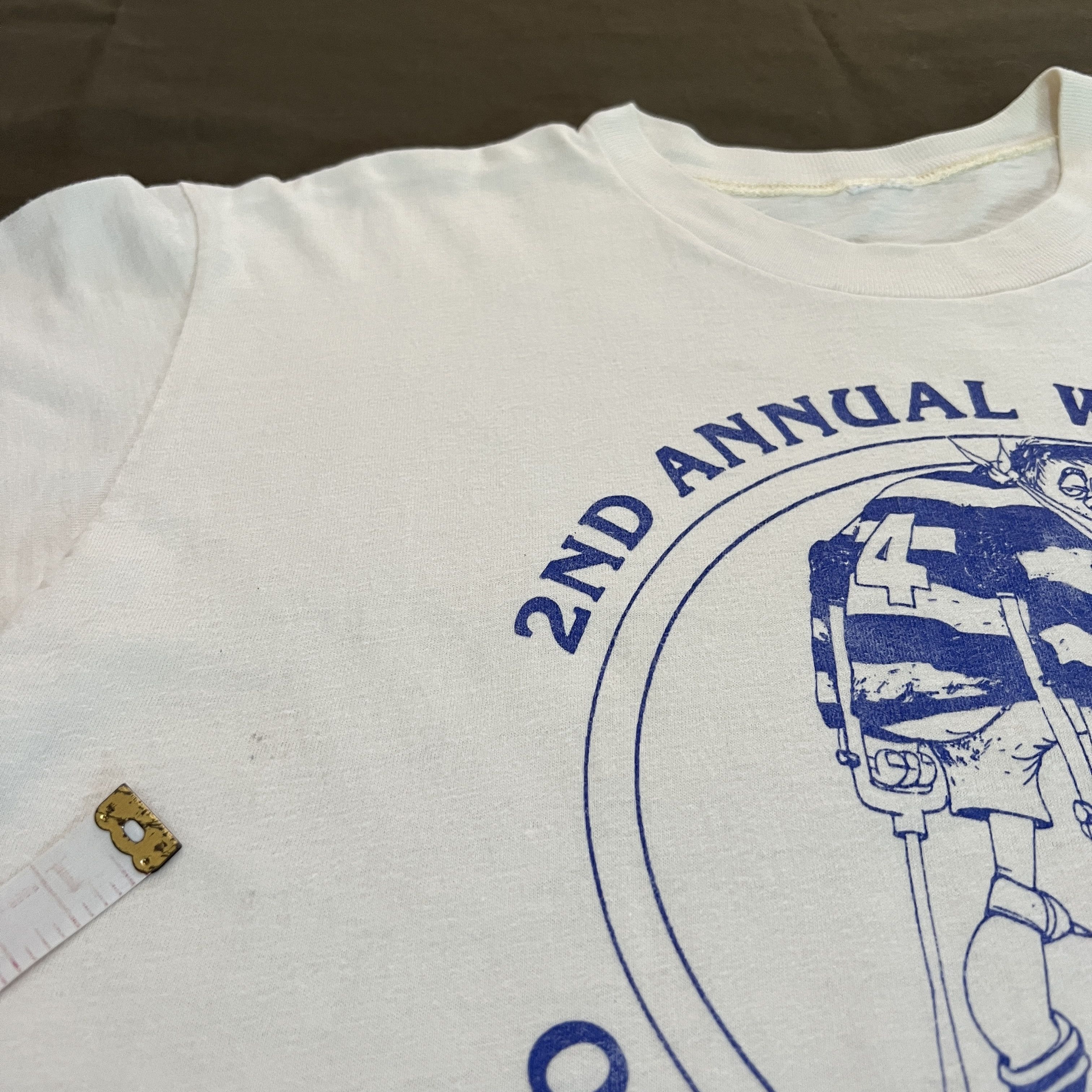 Vintage Vintage 80s 1981 Old boy's game Promo Tee XL Size US XL / EU 56 / 4 - 6 Thumbnail