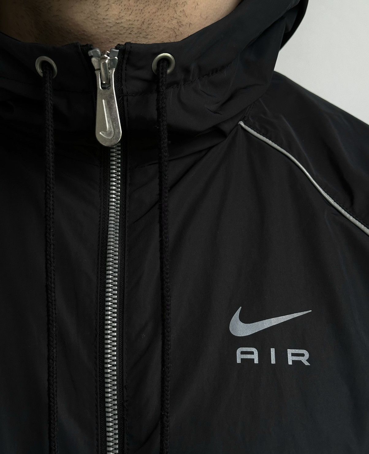 Nike Nike Air Full-Zip Hooded Woven Jacket Black Reflect Size S Size US S / EU 44-46 / 1 - 2 Thumbnail