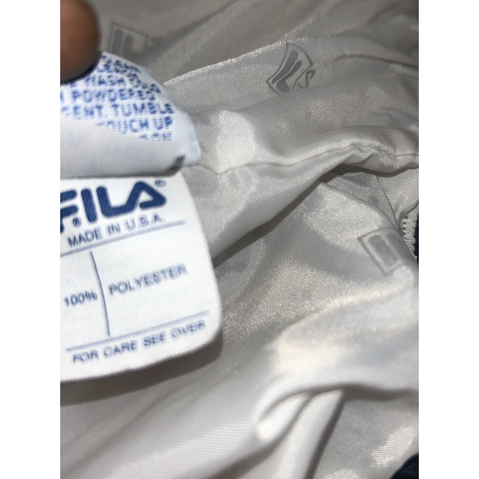 Fila VINTAGE FILA Italia GORE-TEX Unisex Jacket Parka Hooded 80s Blue USA Made 2 Piece Multi Purpose Logo L Adult Mens Womens (adjust if applicable) Size 42R - 7 Thumbnail