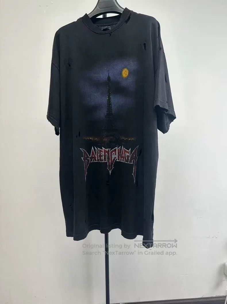 Balenciaga Balenciaga Alphabet Printed Casual Round Neck Short Sleeve Size US M / EU 48-50 / 2 - 1 Thumbnail