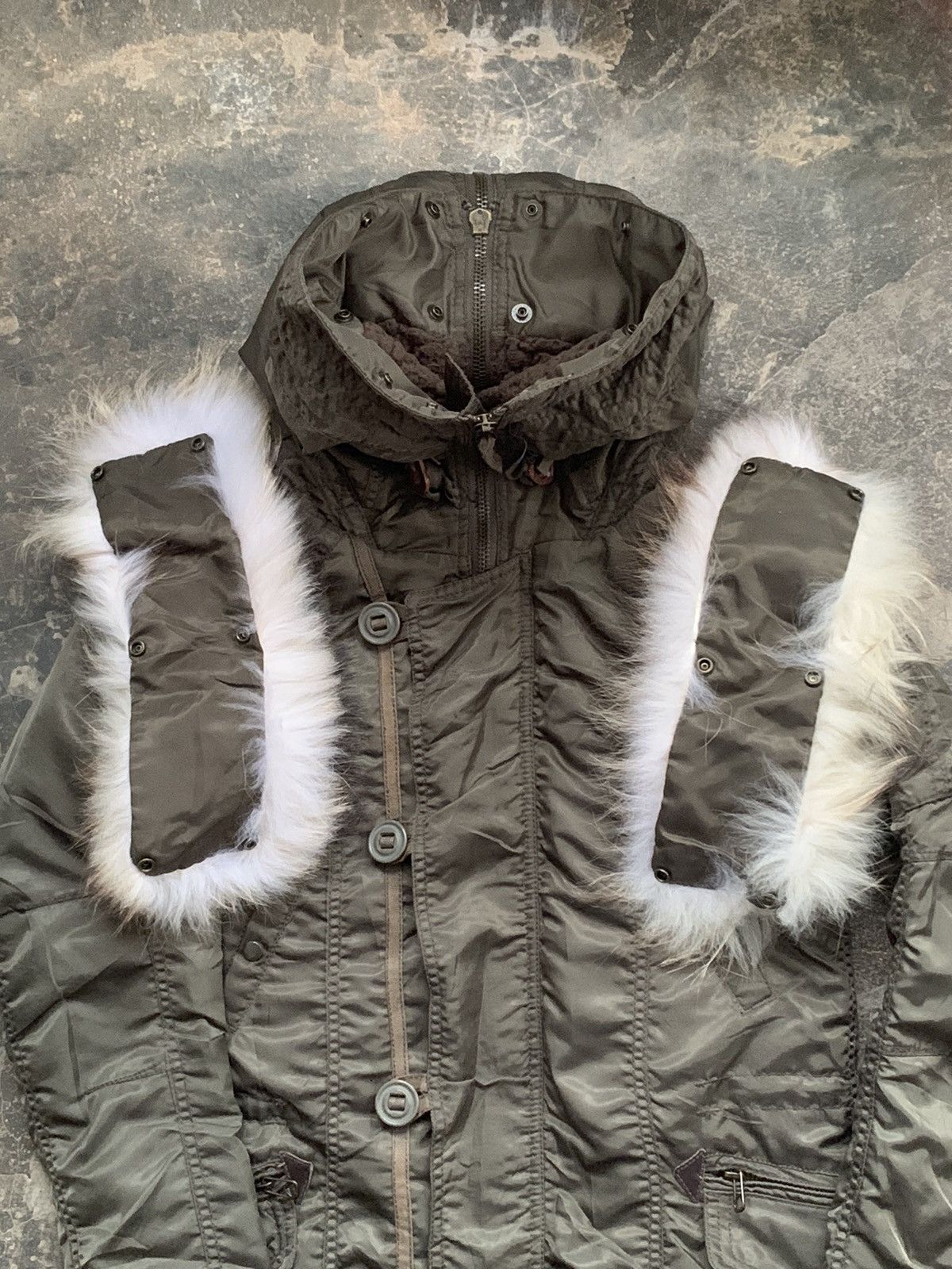 GOA G.O.A. furry parka winter jacket Size US XS / EU 42 / 0 - 5 Thumbnail