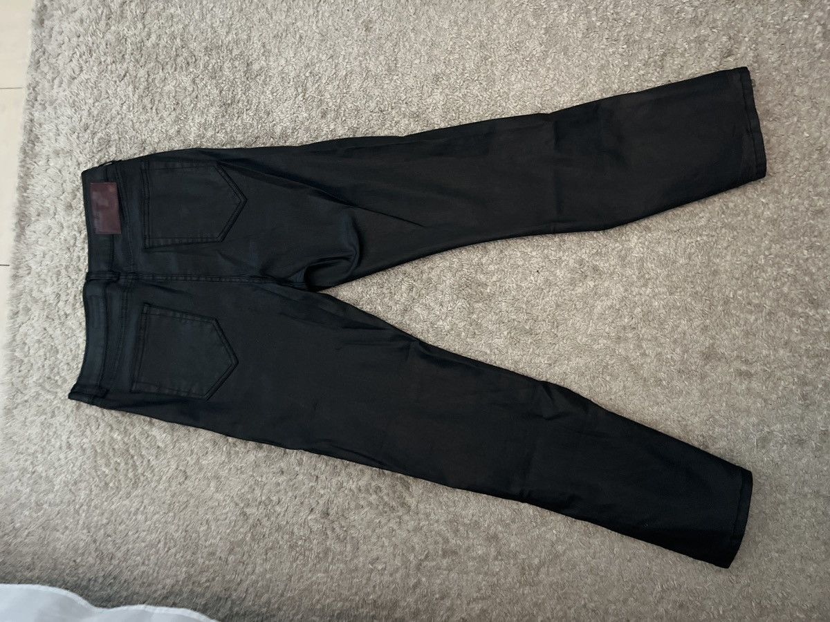 Japanese Brand Fvckthisbrand Flared faux leather pants Size US 32 / EU 48 - 3 Thumbnail