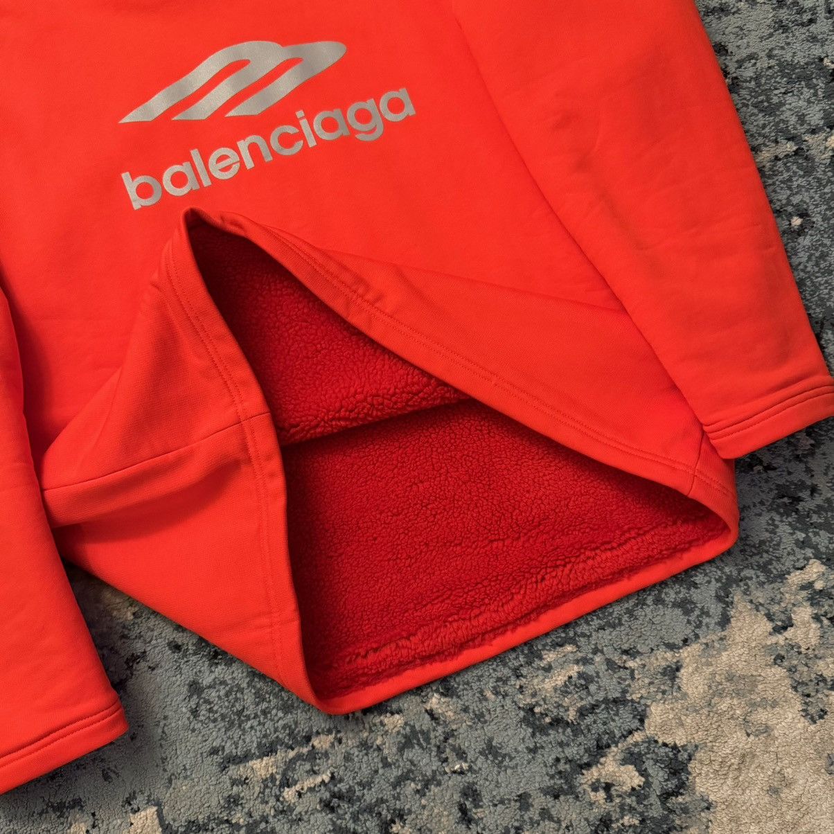 Balenciaga Balenciaga 3B Sports Icon fleece hoodie Size 3 Fits XL New Size US XL / EU 56 / 4 - 4 Thumbnail