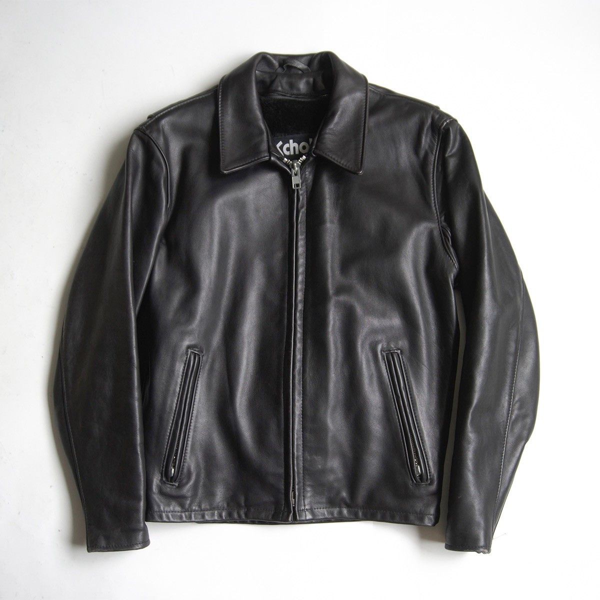 Schott × Vintage Vintage 90s Schott At101 single riders leather