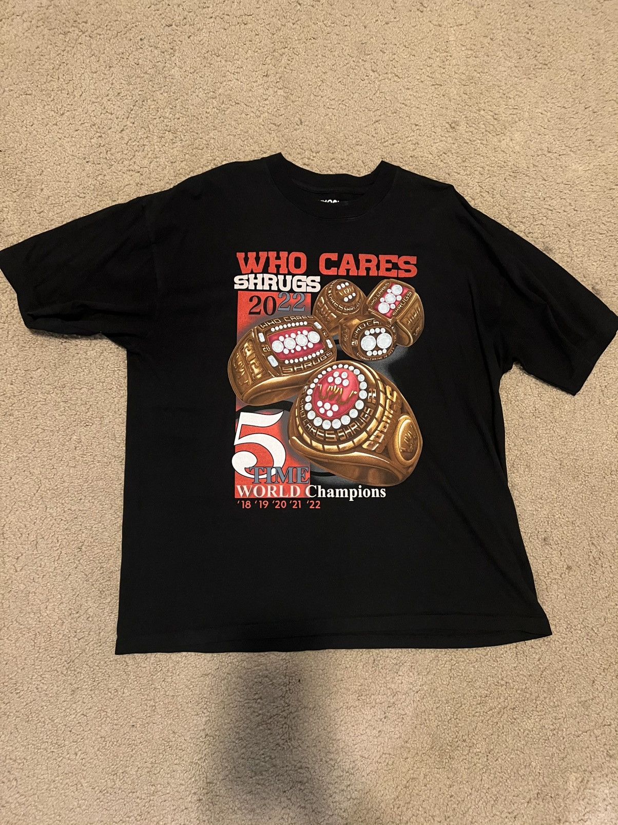 Other Who Cares Supply Co Championship Ring Tee Size US L / EU 52-54 / 3 - 1 Thumbnail