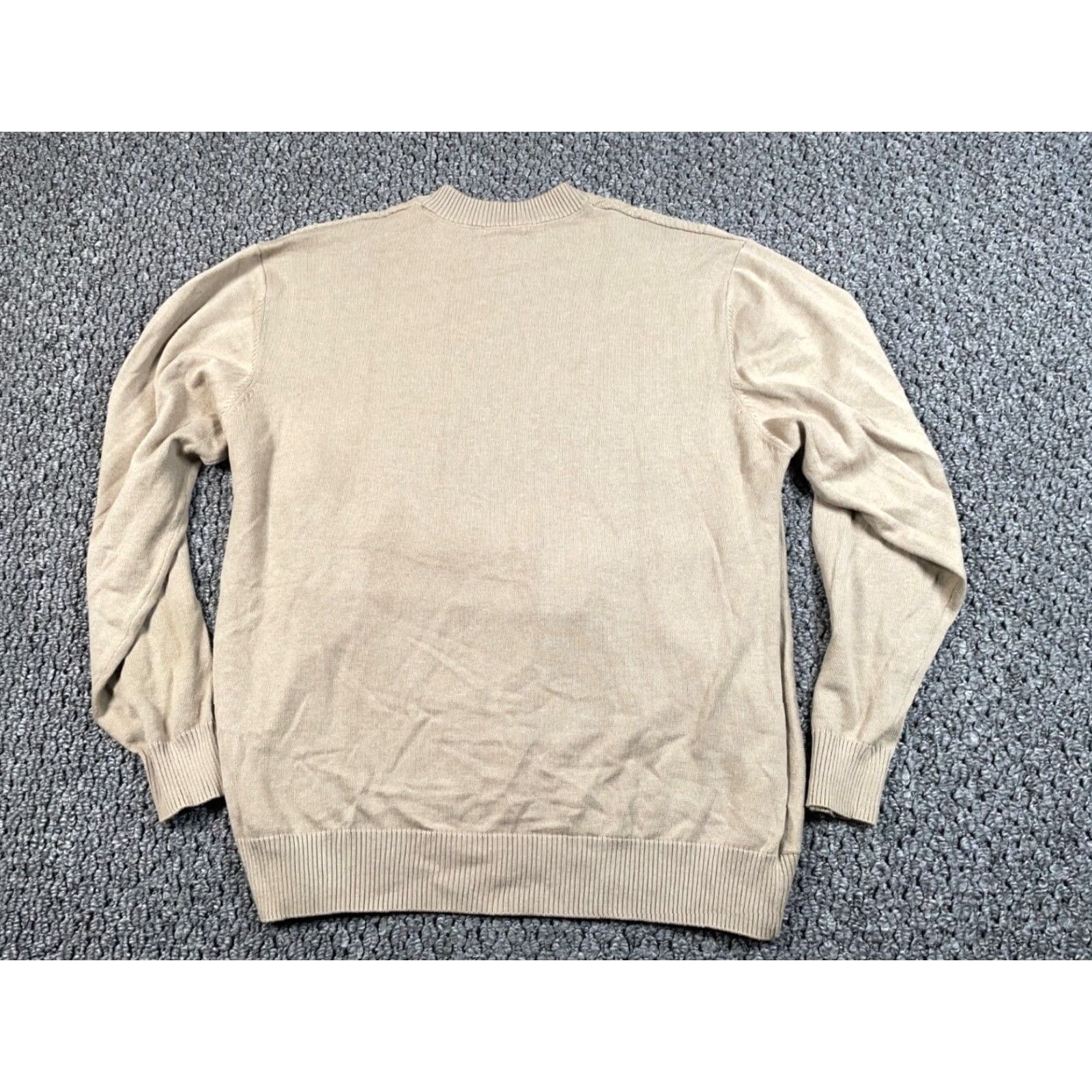 Vintage VINTAGE Tagio Argyle Diamond Pattern Sweater Adult Large Beige Lightweight Crew Neck 90s Mens Size US L / EU 52-54 / 3 - 2 Thumbnail