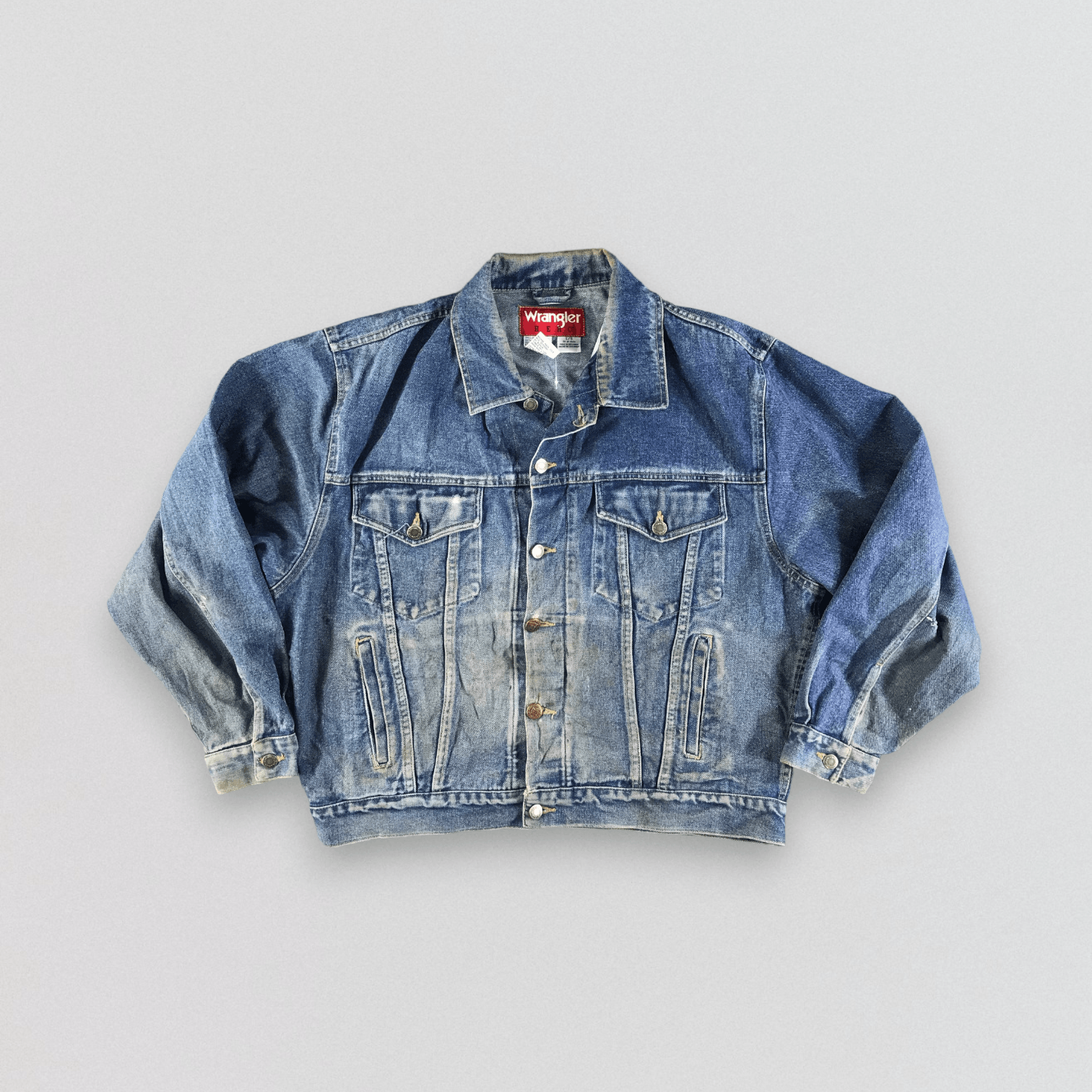 Vintage Vintage Wrangler Denim Jacket Size US L / EU 52-54 / 3 - 1 Thumbnail