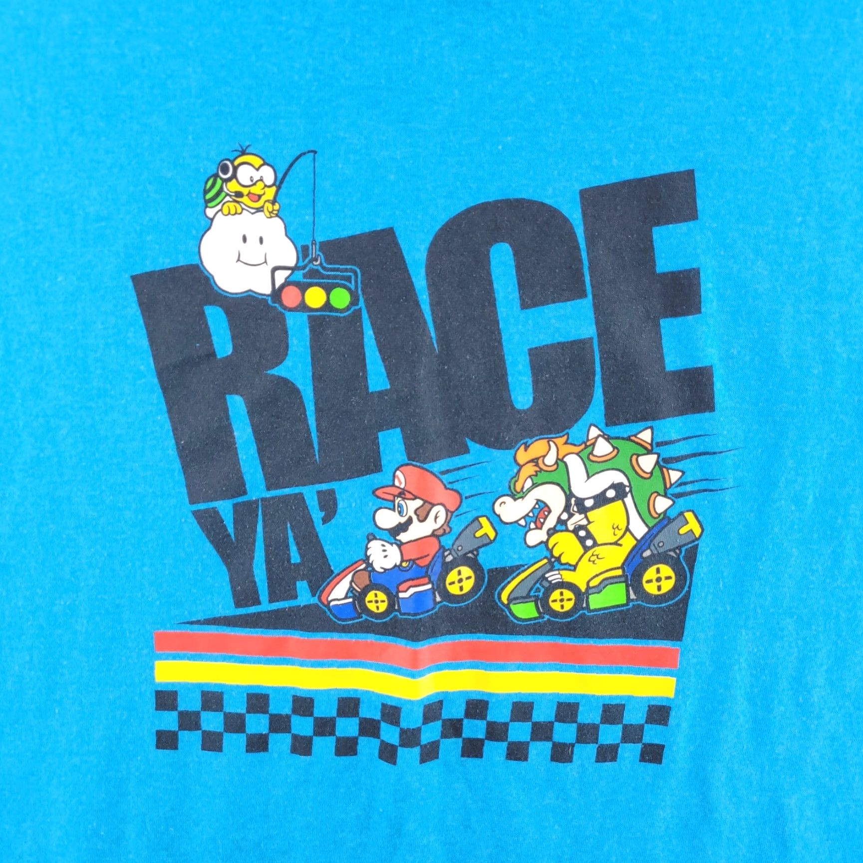 Nintendo Nintendo Mario Kart T Shirt Mens Large Blue Short Sleeve Crewneck Cap Size US S / EU 44-46 / 1 - 2 Thumbnail