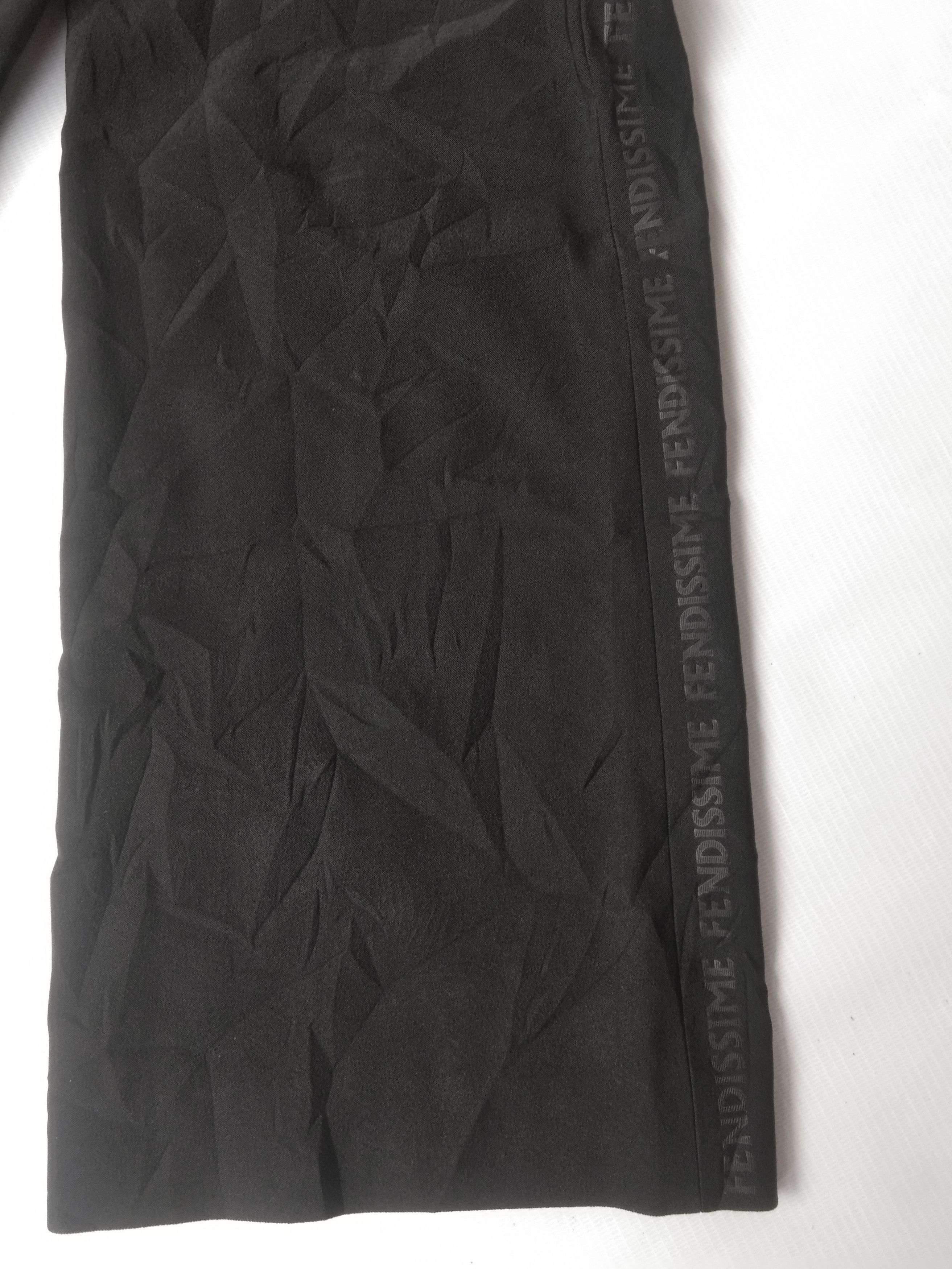 Fendi Fendi Fendissime with side line logo wide pants Size 28" / US 6 / IT 42 - 4 Thumbnail