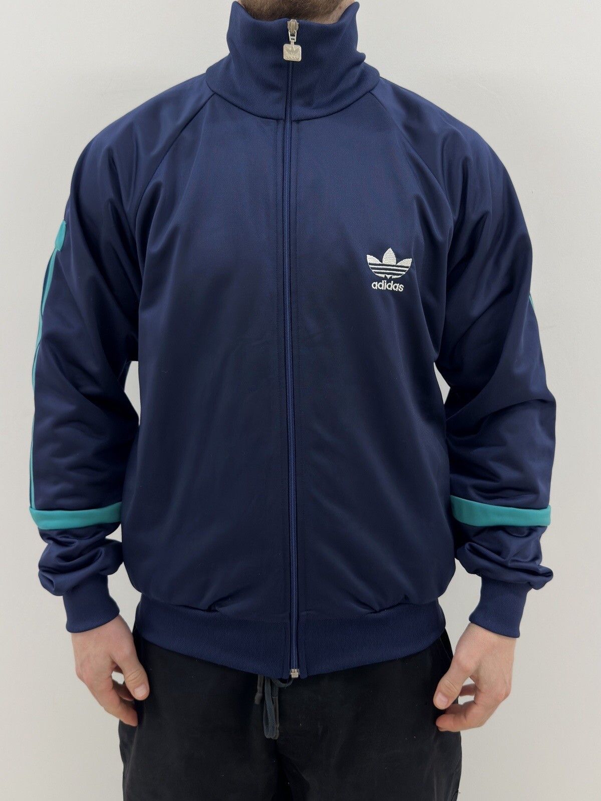 Adidas VINTAGE 1990s ADIDAS TRACK JACKET BLOKE MENS Size US M / EU 48-50 / 2 - 1 Thumbnail