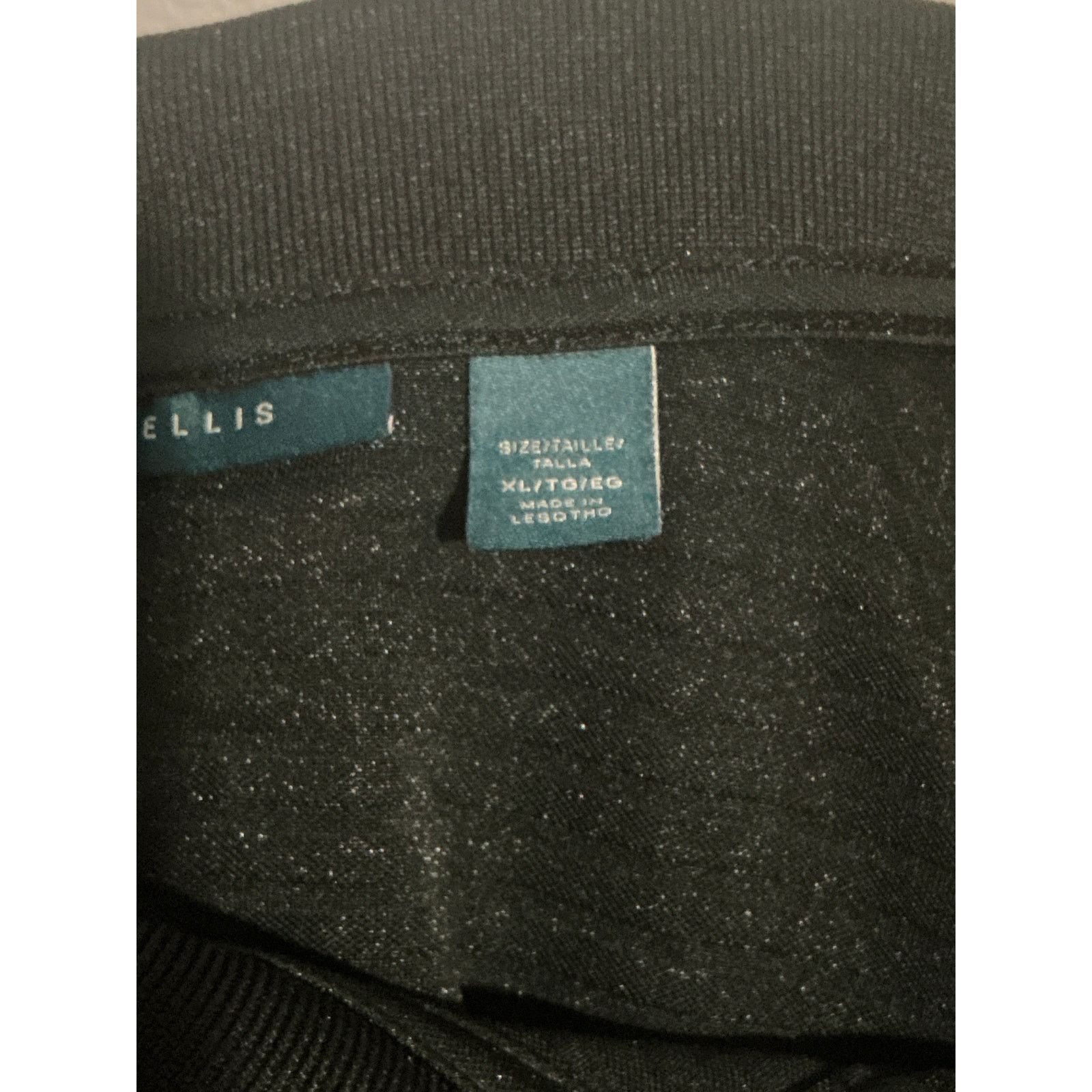 Perry Ellis PERRY ELLIS BLACK STIPE POLO SIZE XL Size US XL / EU 56 / 4 - 5 Thumbnail