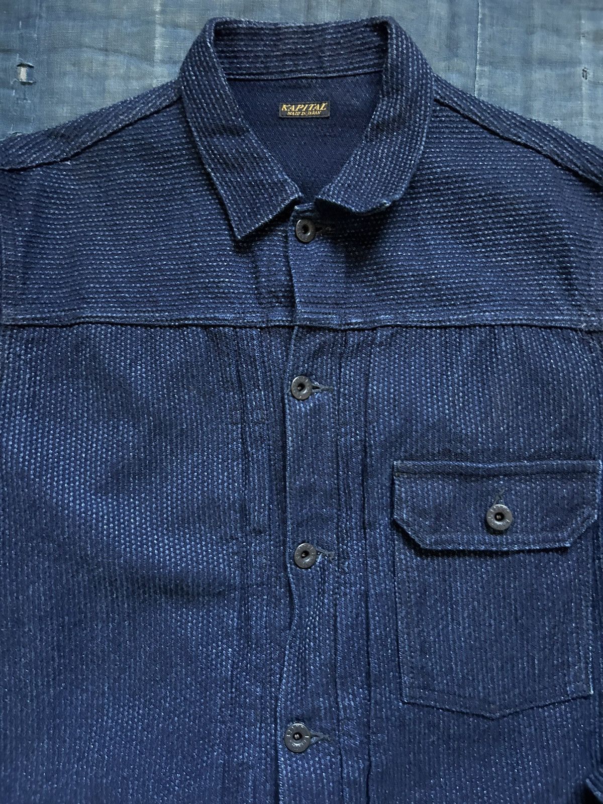 Kapital Kapital indigo CENTURY DENIM 1st Jacket NO. 1.2.3-S Size US M / EU 48-50 / 2 - 4 Thumbnail