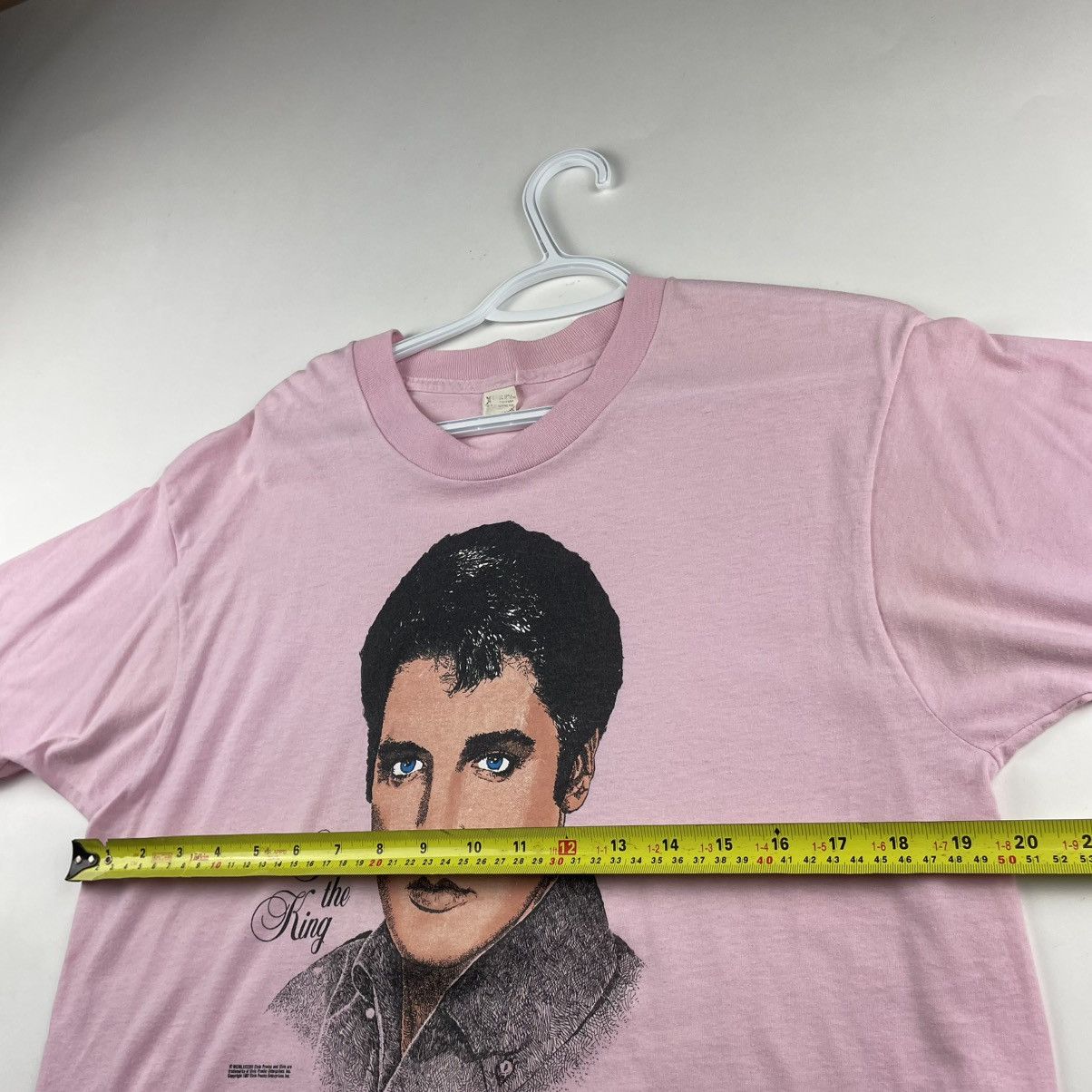 Band Tees × Vintage VTG 80’s 1987 Elvis Presley “ Still The King” Print Shirt Size US L / EU 52-54 / 3 - 6 Thumbnail