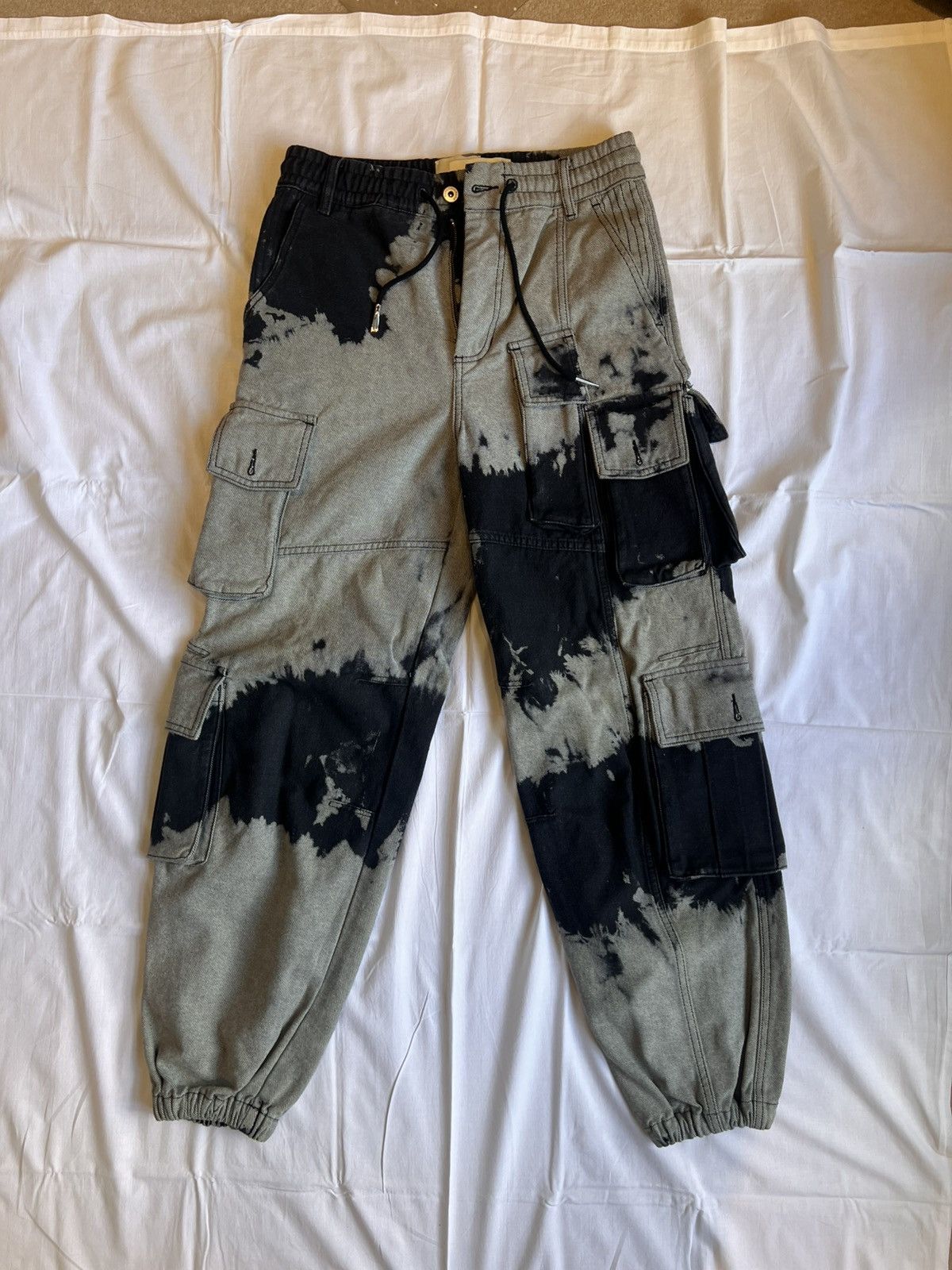 Feng Chen Wang Feng Chen Wang Denim Cargo Pants Size US 31 - 1 Thumbnail