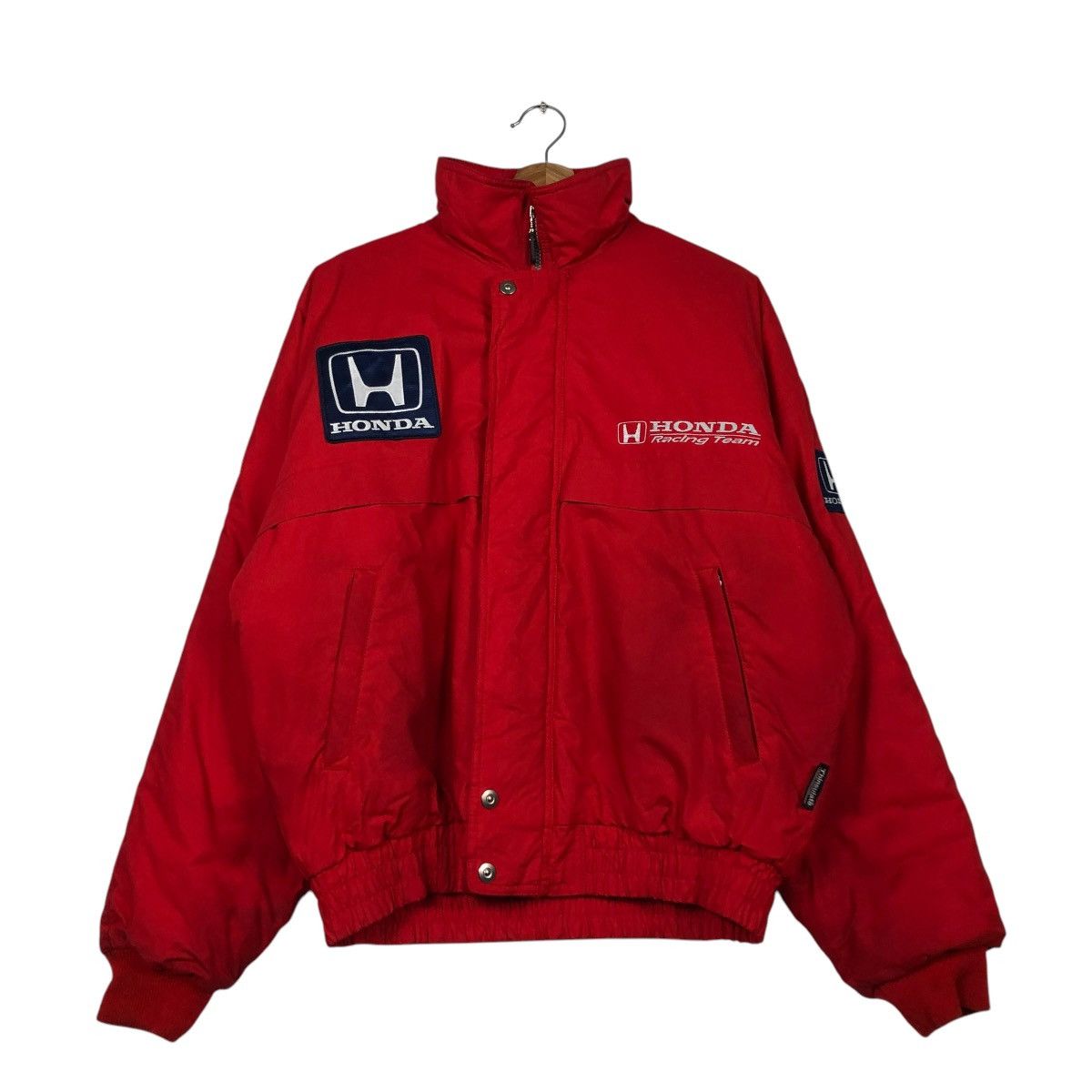 Honda 🔥VINTAGE BOMBER JACKET HONDA COLLECTION BIG LOGO Size US L / EU 52-54 / 3 - 3 Thumbnail