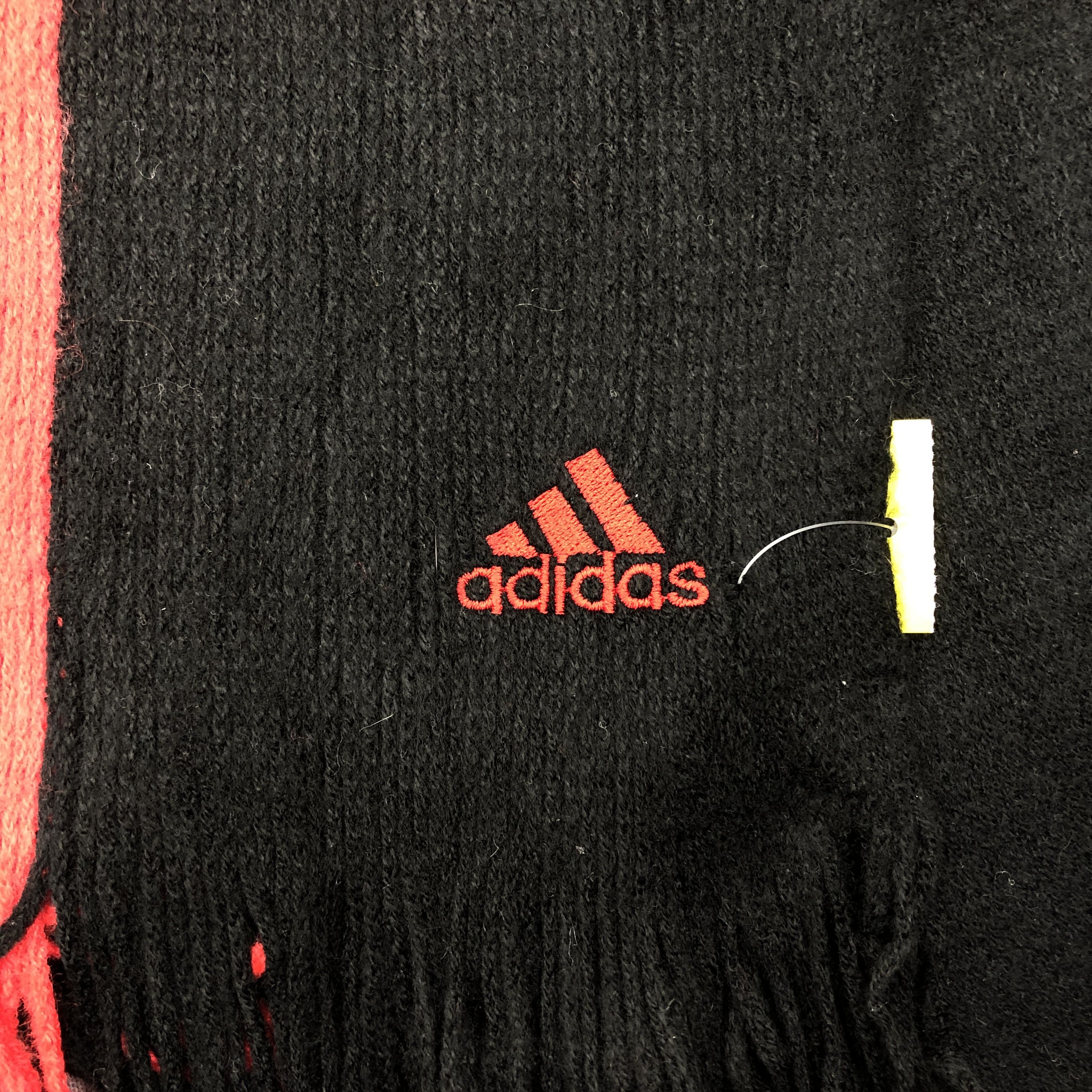 Adidas × Vintage Vintage Adidas Scarf Ribbed Knit Wool Cashmere Scarves - Size ONE SIZE - 4 Thumbnail