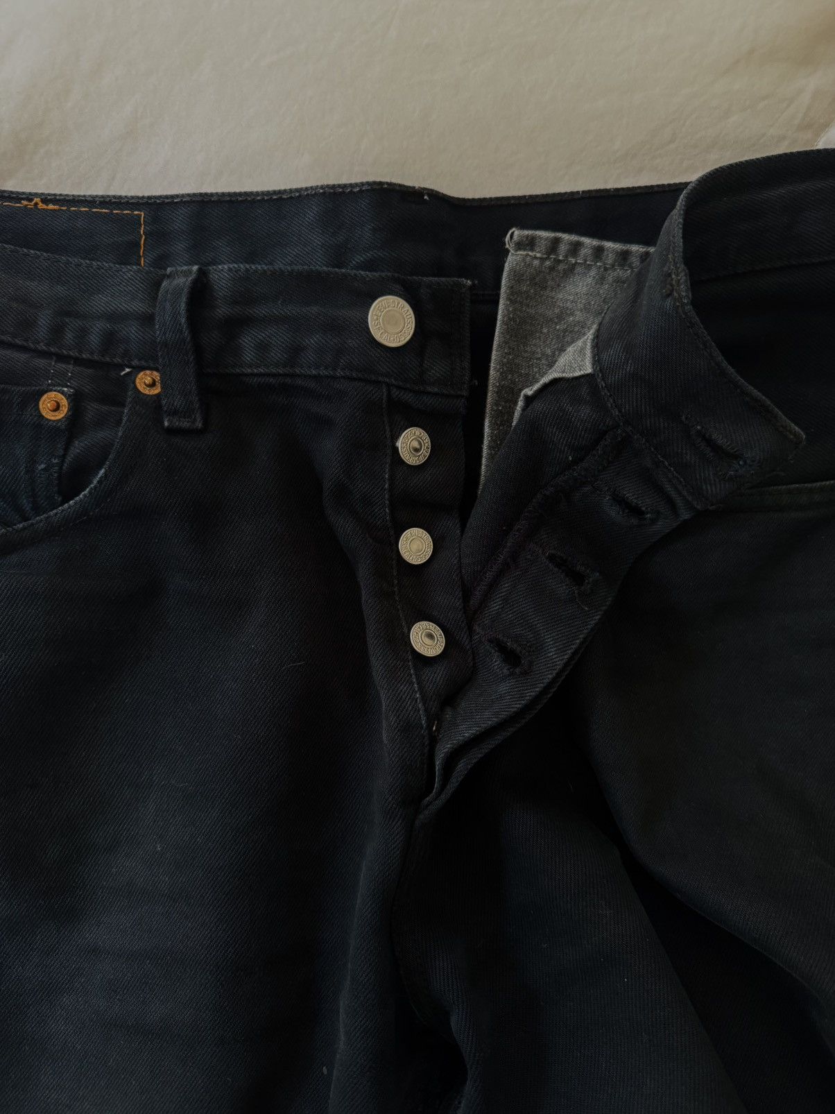 Levi's Levi’s Black Denim Size US 33 - 3 Thumbnail