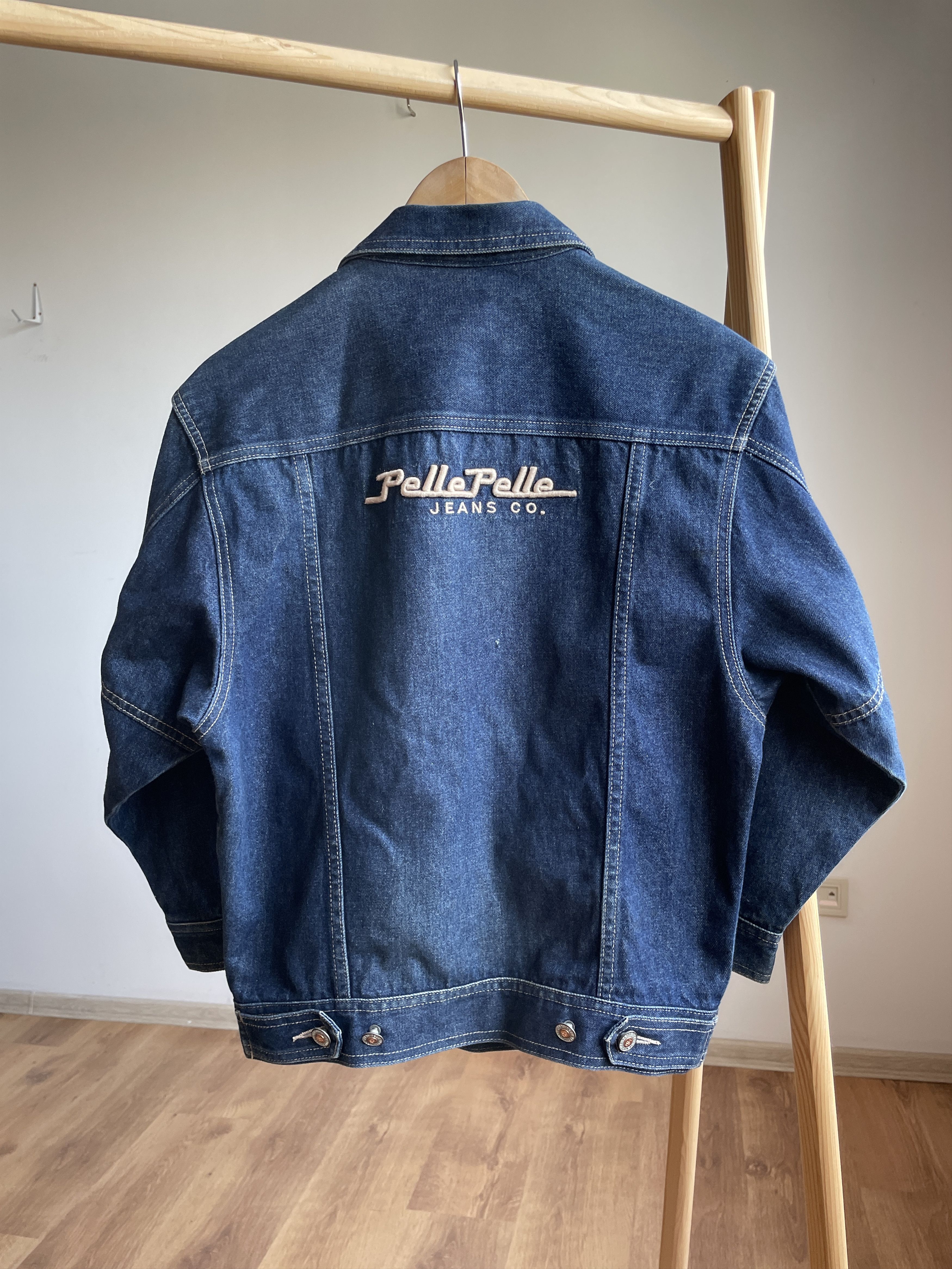Pelle Pelle Pelle Pelle Marc Buchanan Vintage Y2K Womens Denim Jacket Size S / US 4 / IT 40 - 2 Thumbnail
