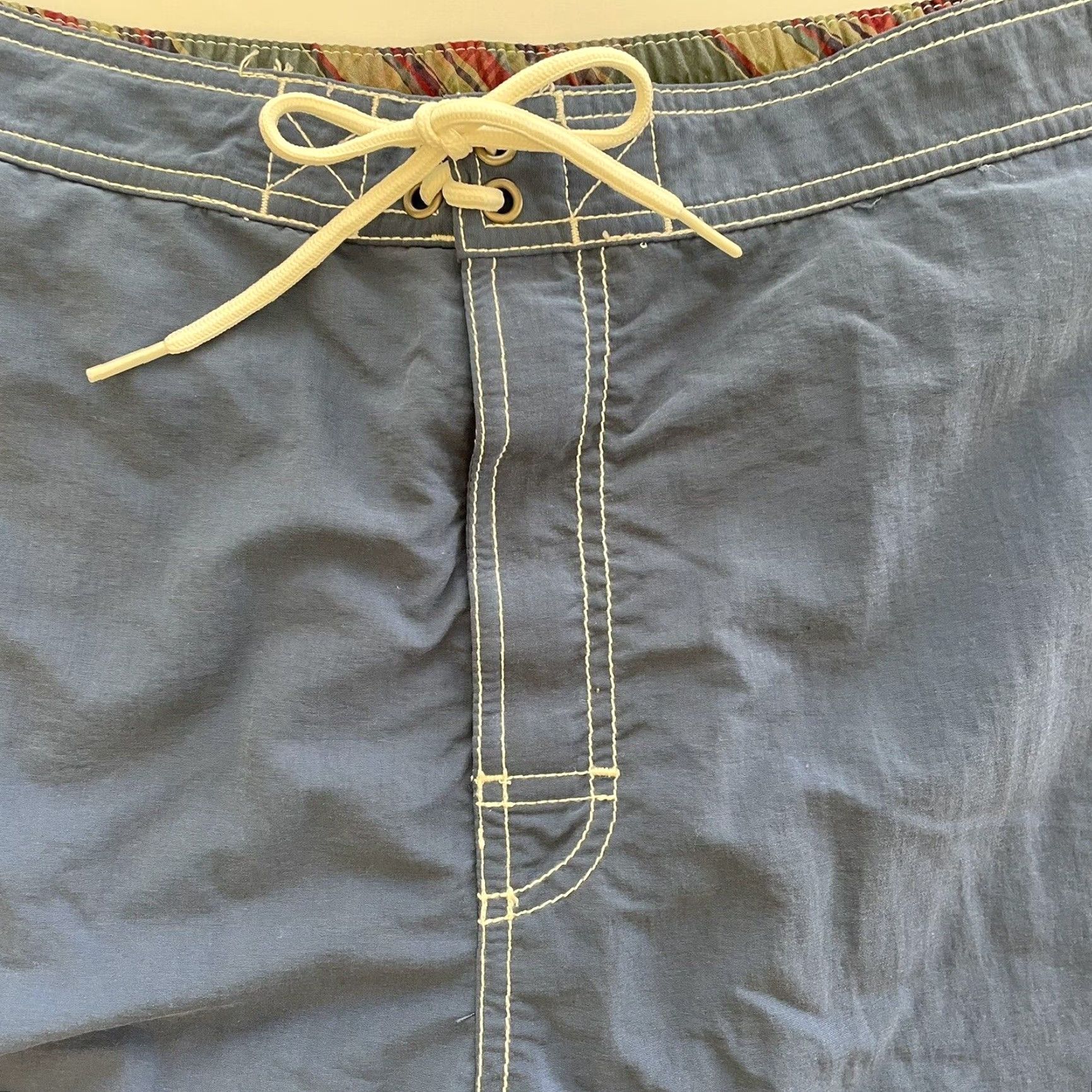 Polo Ralph Lauren Polo Ralph Lauren Mens Trunks Swimsuit Size L Dark Blue Elastic Tie Waist Bottom Size US L / EU 52-54 / 3 - 3 Thumbnail