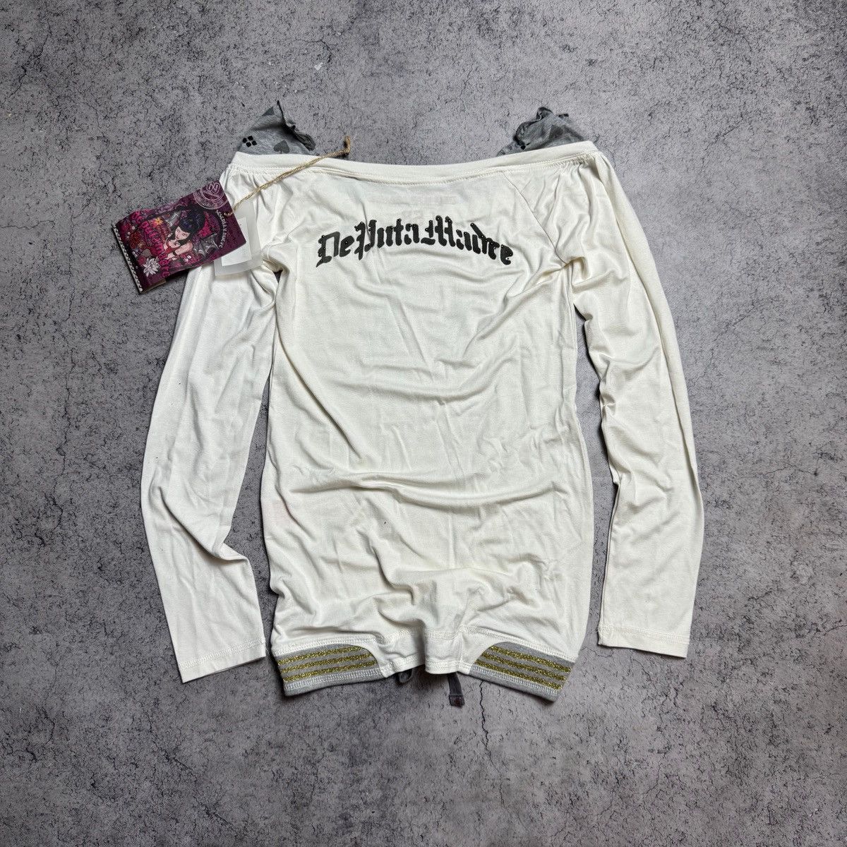 Other NEW De Puta Madre Y2K RARE Long sleeve T Shirt Size M / US 6-8 / IT 42-44 - 2 Thumbnail