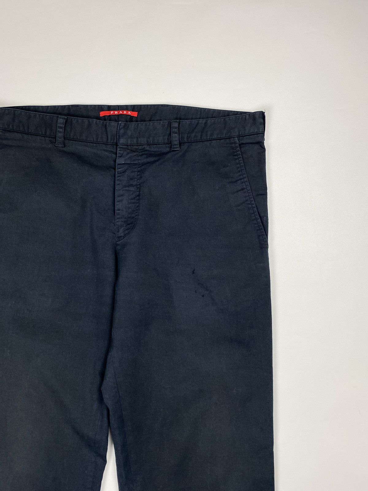 Prada Prada black tab men’s chino pants trousers size 52 / Xl Size US 36 / EU 52 - 9 Thumbnail