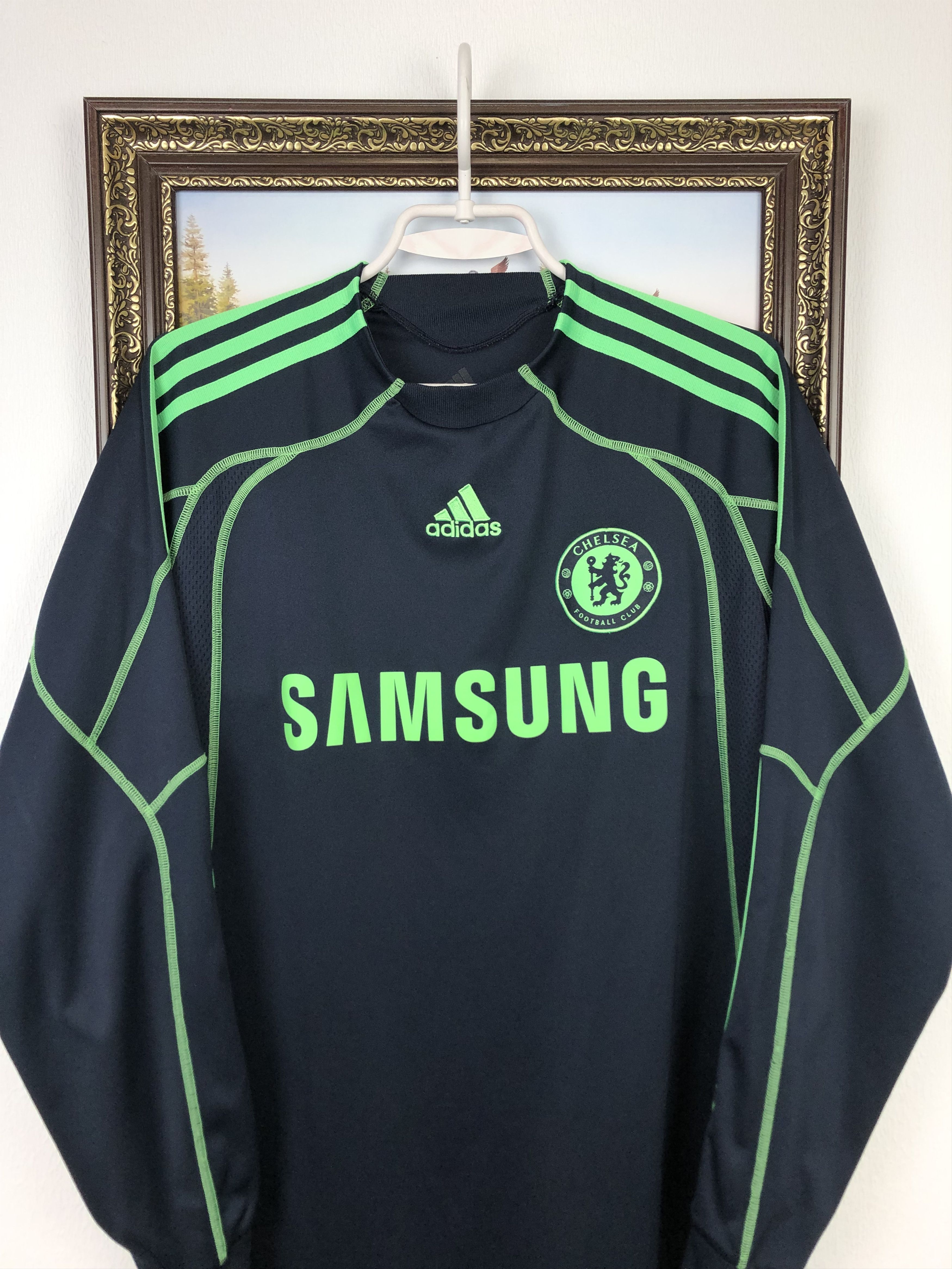 Adidas Chelsea Goalkeeper football shirt Adidas Jersey Trikot Tee Size US M / EU 48-50 / 2 - 2 Thumbnail