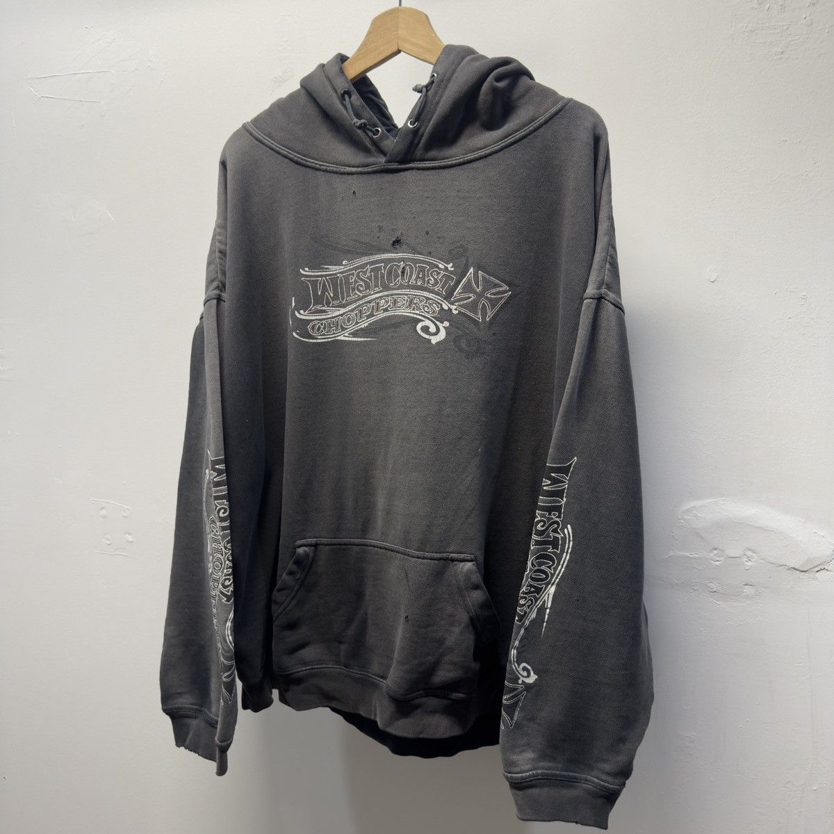 West Coast Choppers West Coast Choppers Hoodie Faded Distressed ERD Grunge Size US XXL / EU 58 / 5 - 6 Thumbnail
