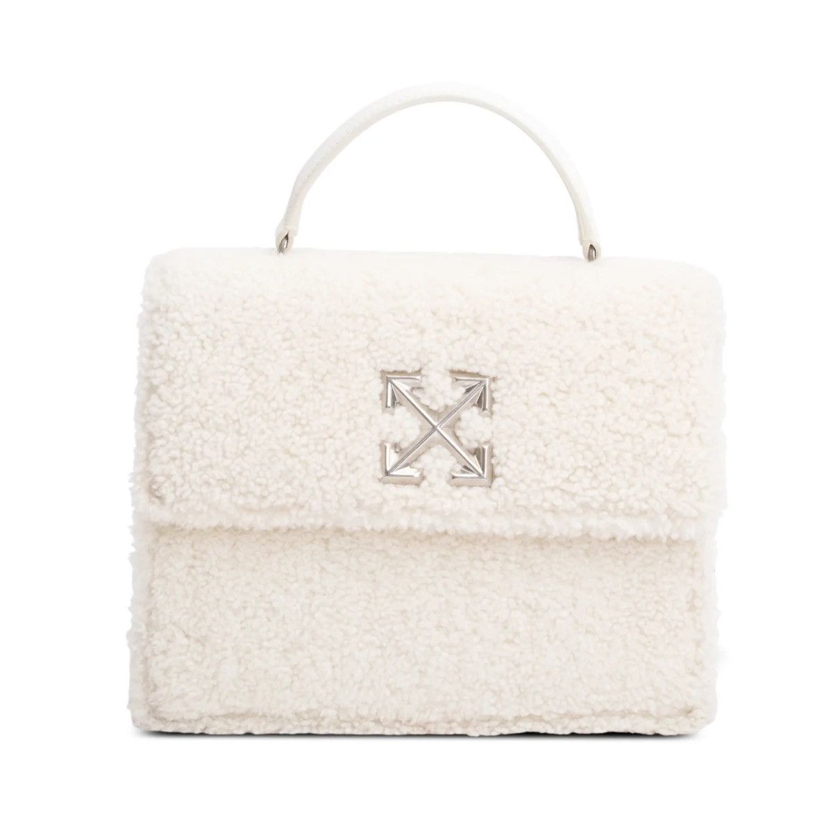 Off-White Off-White White Shearling 2.8 Jitney Bag Size ONE SIZE - 3 Thumbnail