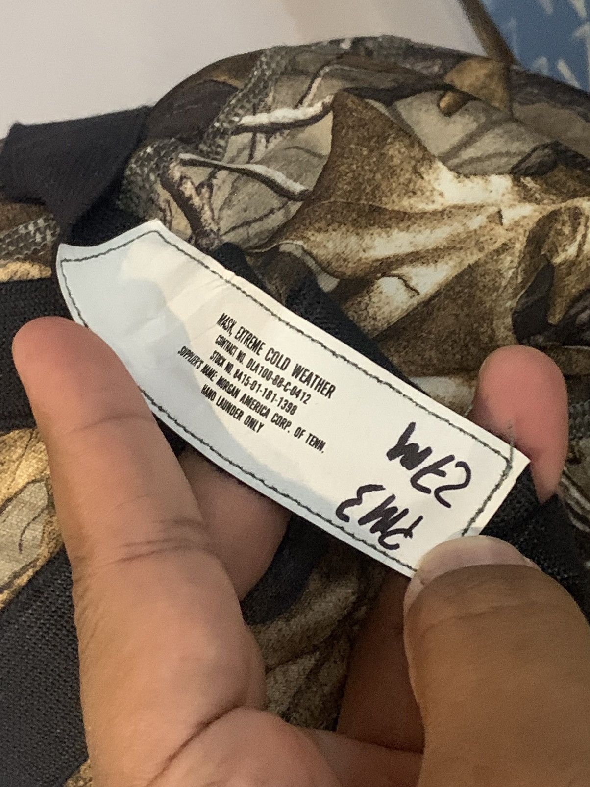 Vintage US Army Extreme Cold Weather Mask (1988)Vintage Military Size ONE SIZE - 5 Thumbnail