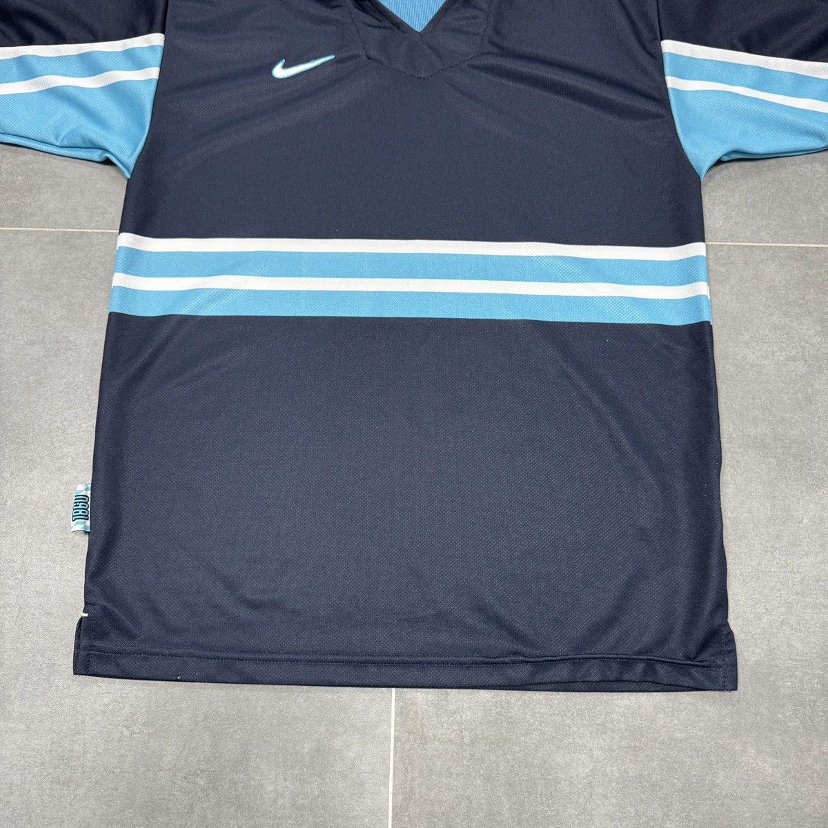 Nike × Vintage Vintage Nike Polo Shirt Young Size XL (164-176) Size US XS / EU 42 / 0 - 5 Thumbnail