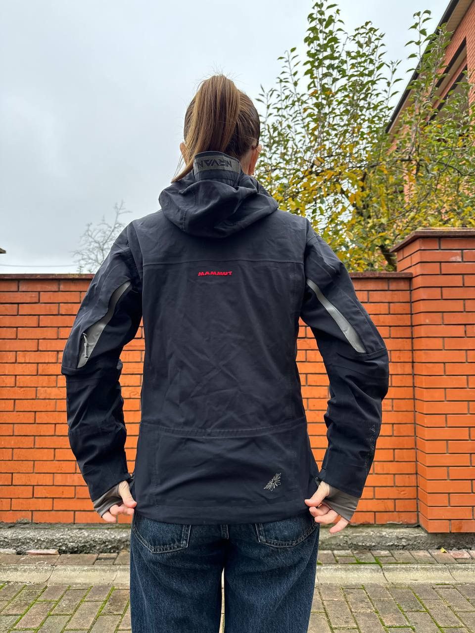 Mammut Mammut nirvana Ski Jacket black winter hiking wind jacket Size XS / US 0-2 / IT 36-38 - 4 Thumbnail