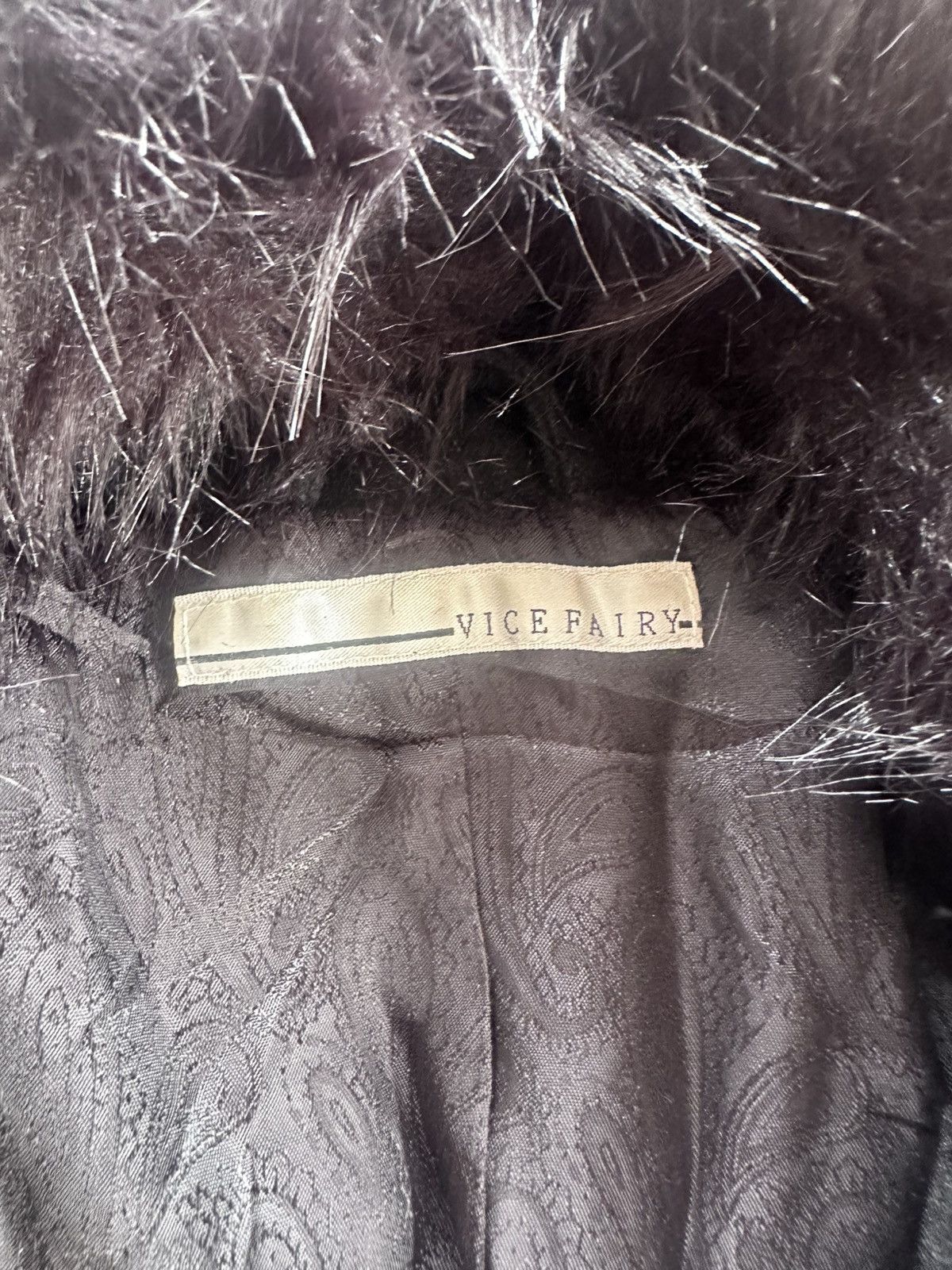 If Six Was Nine Rare! Vice Fairy Wool Fur Trench Coat Size US S / EU 44-46 / 1 - 5 Thumbnail