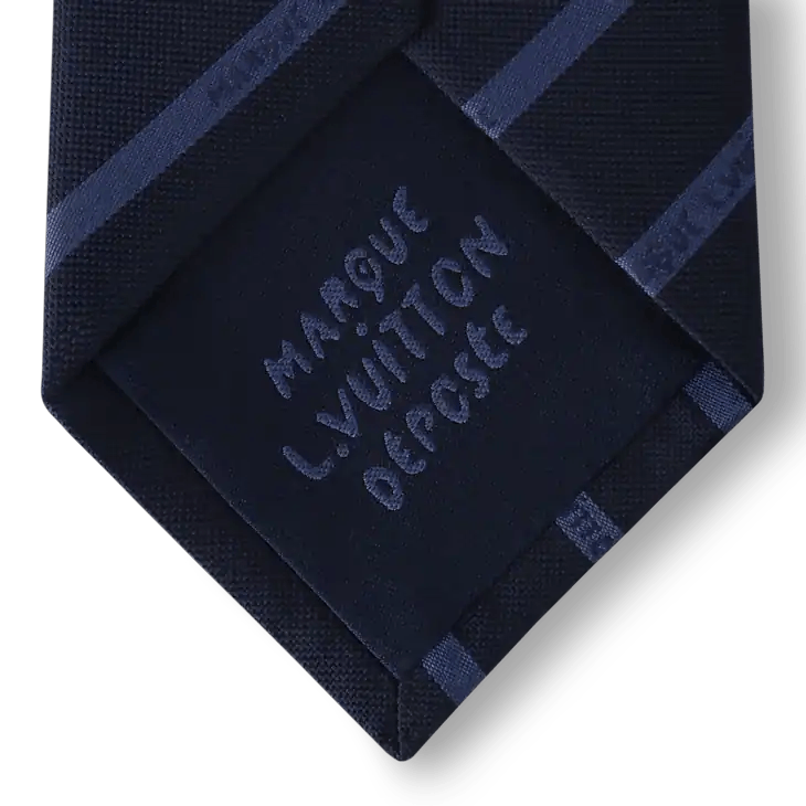 Louis Vuitton Marque L.Vuitton Deposée Stripes Tie Size ONE SIZE - 5 Thumbnail