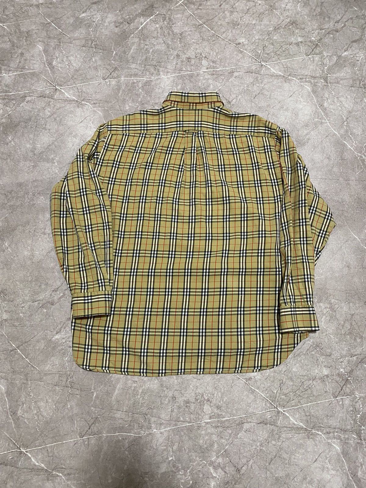 Vintage 90s Burberrys of London Button Nova Check Shirt Y2K