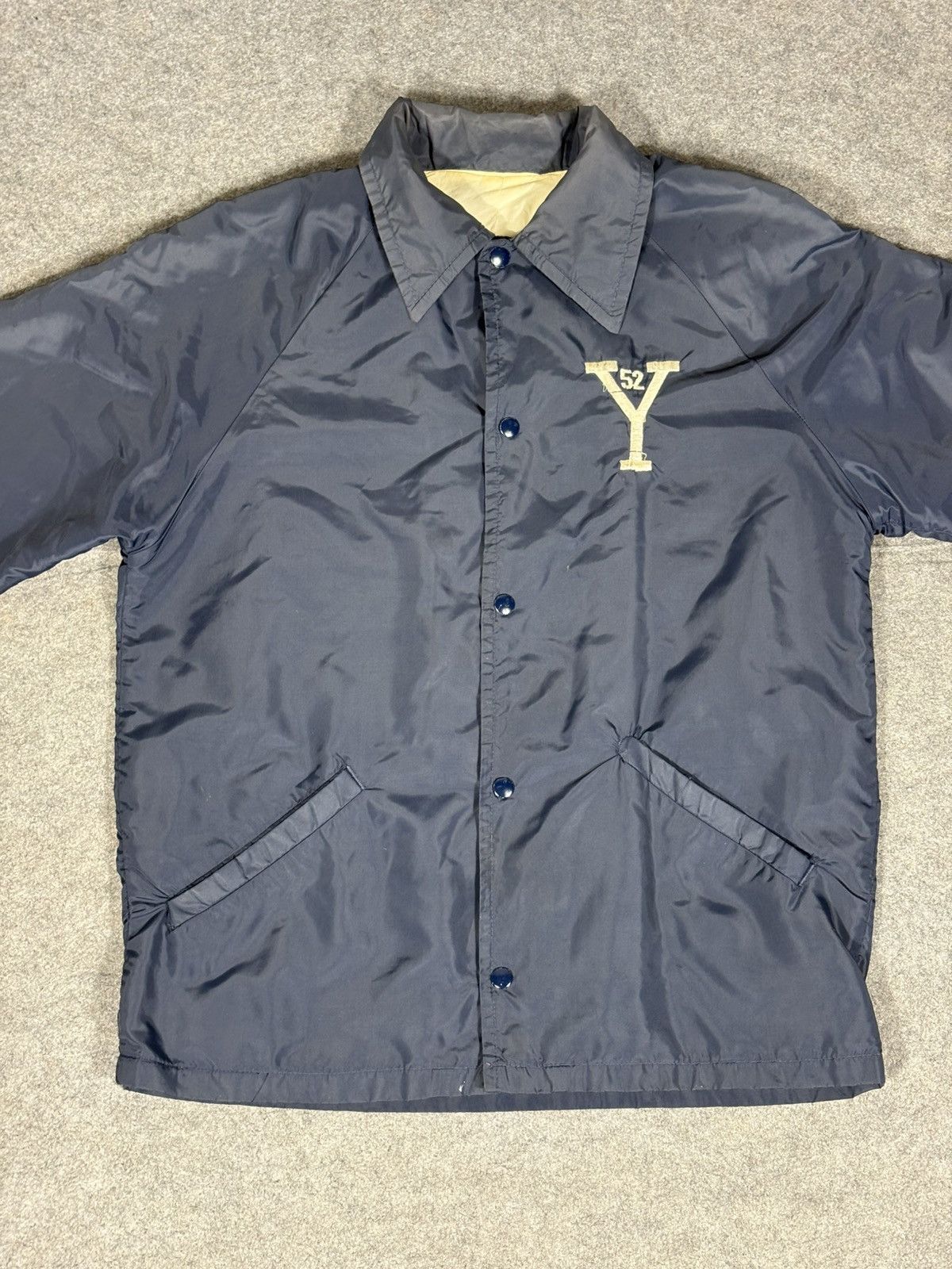 Starter Vintage Starter Yale University Coach Jacket Mens Medium Size US M / EU 48-50 / 2 - 4 Thumbnail