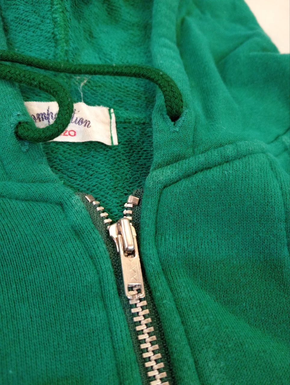 Kenzo VINTAGE KENZO JAPAN COMPOSITION HOODIE - SIZE 38 Size US M / EU 48-50 / 2 - 7 Thumbnail