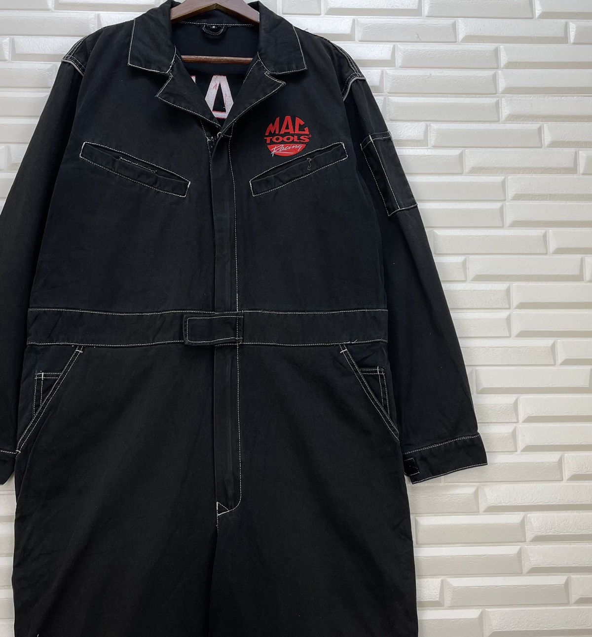 Sports Specialties × Vintage Vtg Overall Jumpsuit Worker Embroidery Logo Size US 42 / EU 58 - 6 Thumbnail