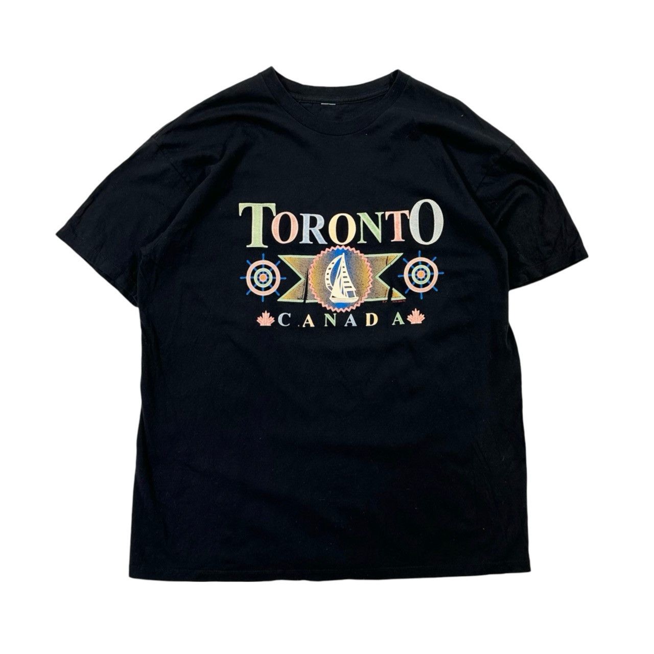 Vintage Vintage 2000 Toronto Canada Graphic T Shirt Size US L / EU 52-54 / 3 - 1 Thumbnail