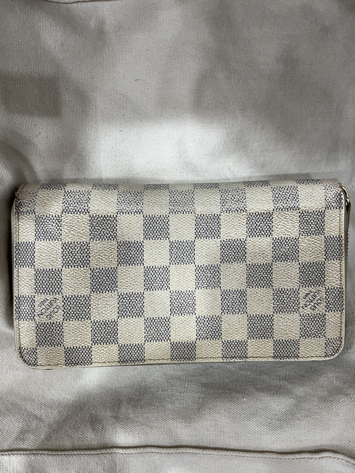 Louis Vuitton LOUIS VUITTON ZIPPY Long Zip A Damier Azur Size ONE SIZE - 2 Thumbnail