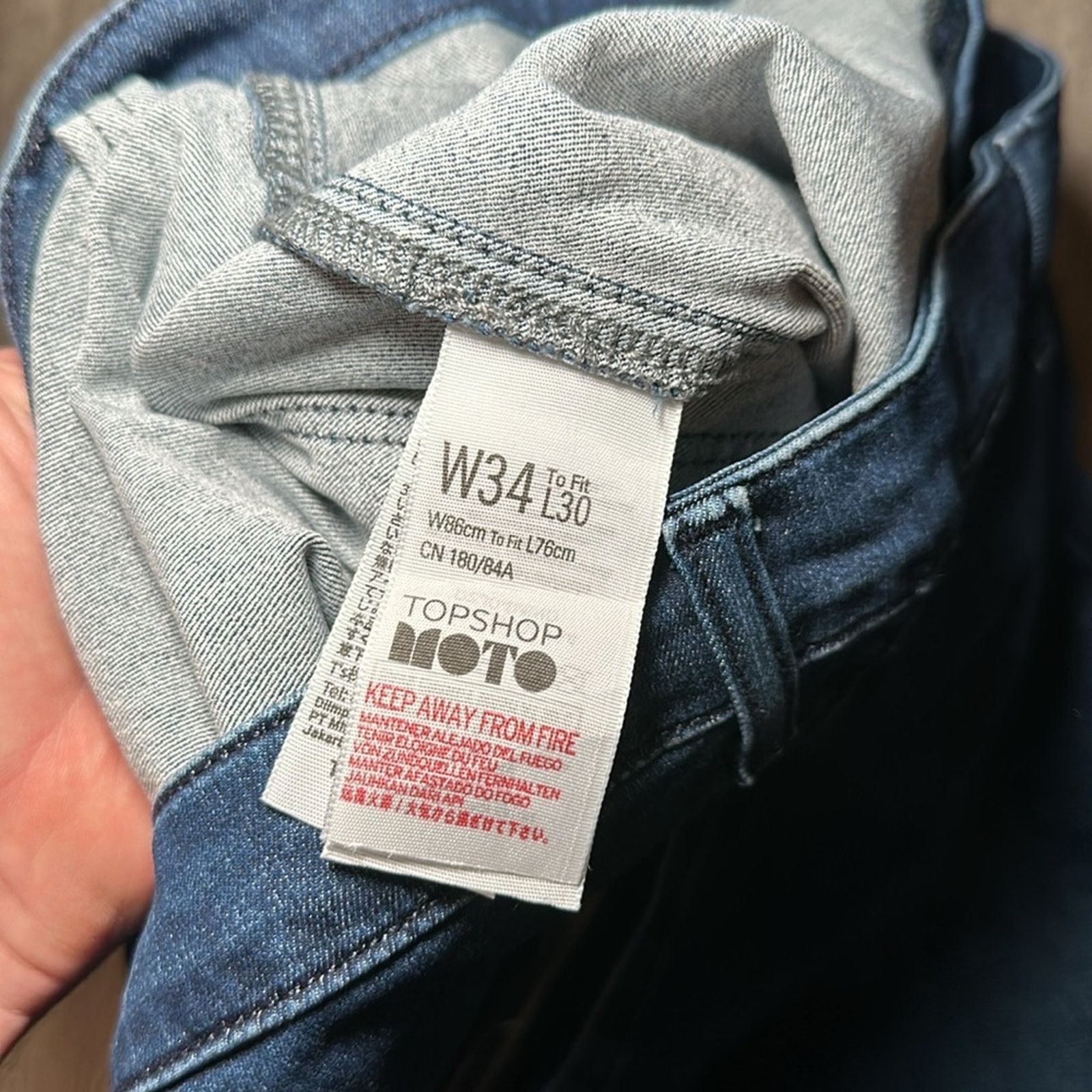 Topshop Topshop Moto Joni High Waist Skinny Jeans - 34 Size 34" / US 12 / IT 48 - 7 Thumbnail