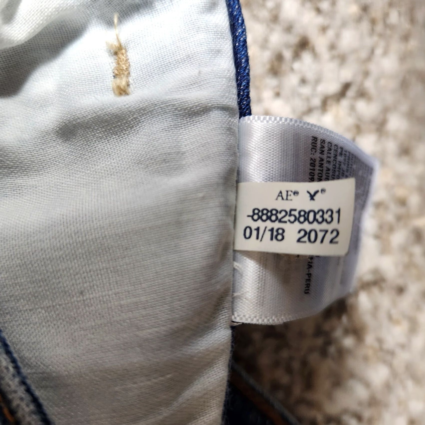 American Eagle Outfitters American Eagle Outfitters Skirt Denim Mini High Rise Frayed Edge 4 Blue Stretch Vintage 90s Womens Size US 4 / IT 34 - 8 Thumbnail